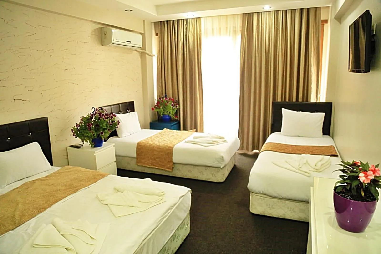 Bed in holiday family apart