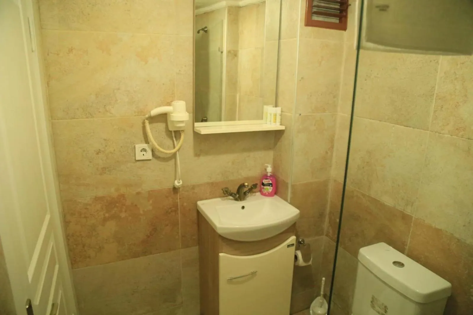 Shower in holiday family apart