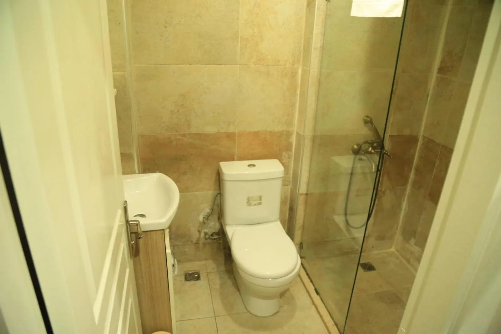 Shower in holiday family apart