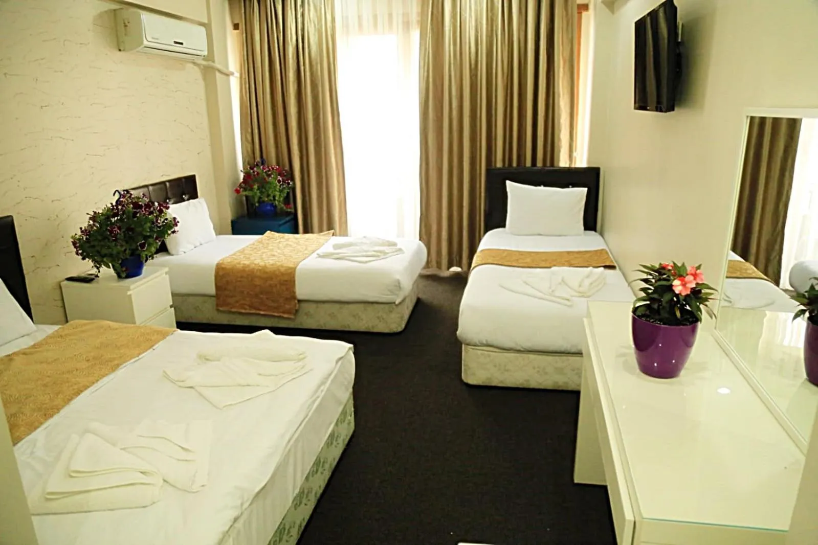 Bed in holiday family apart