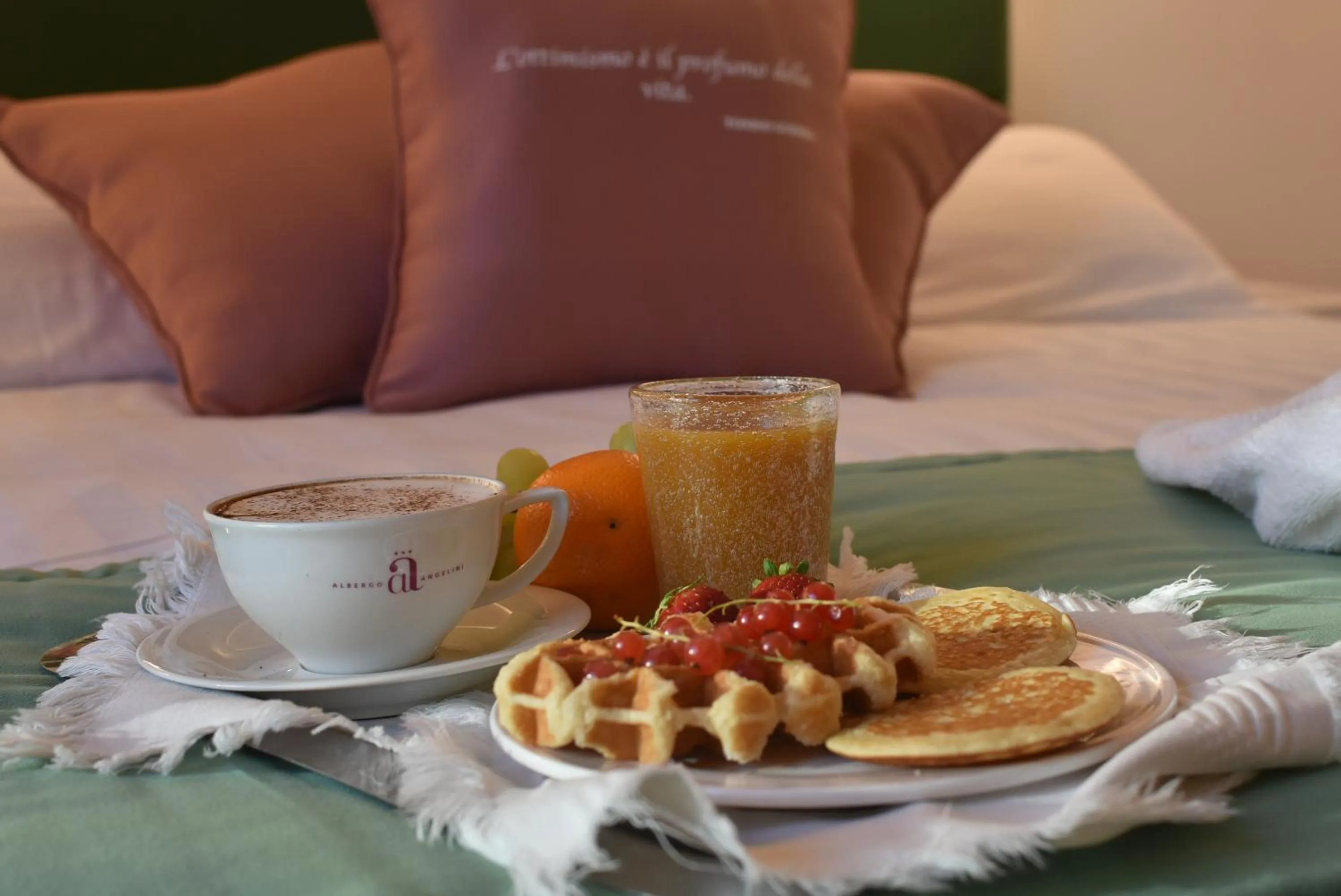 Breakfast, Bed in Hotel Angelini