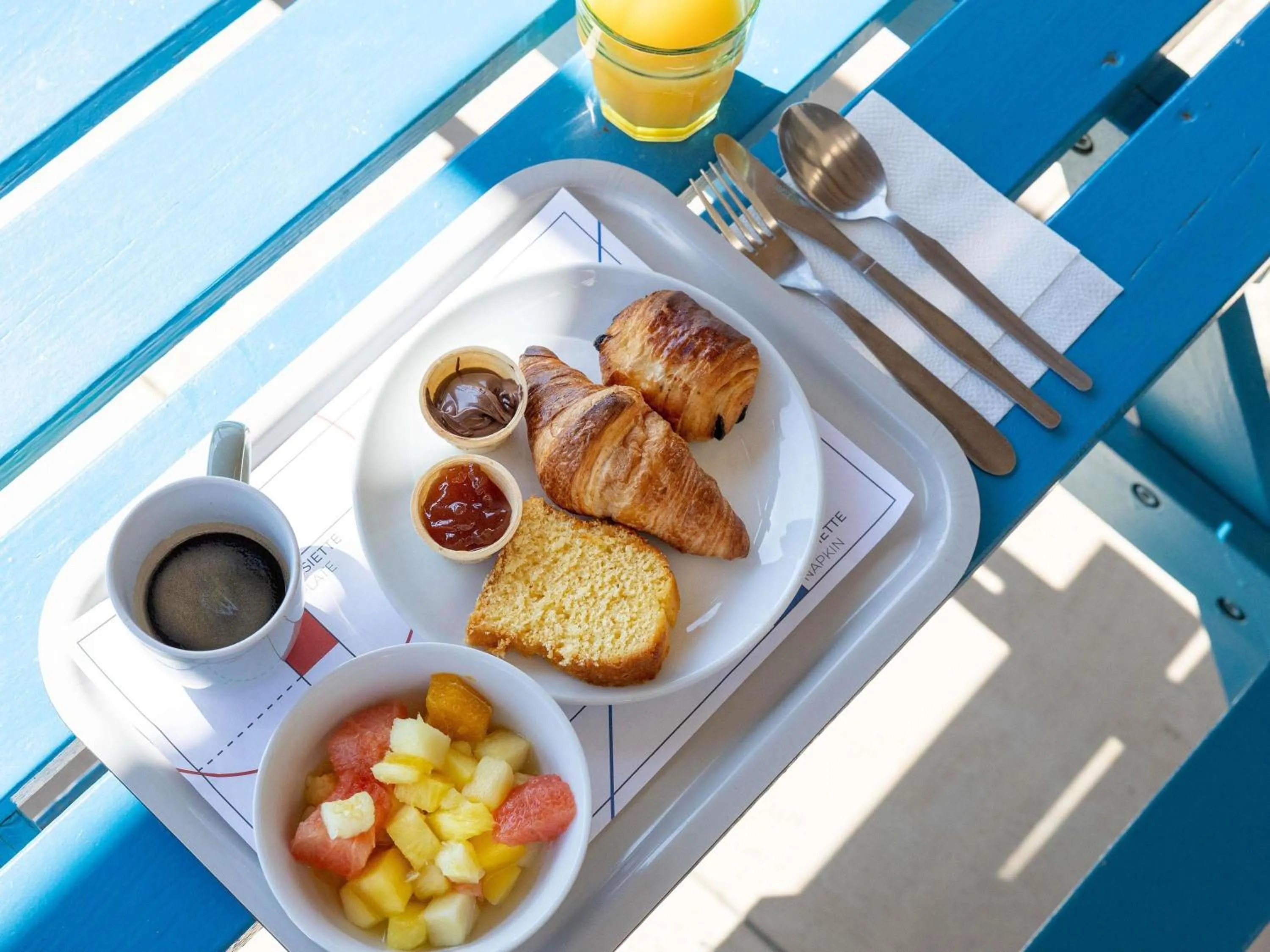 Breakfast in ibis budget Narbonne Sud A9/A61