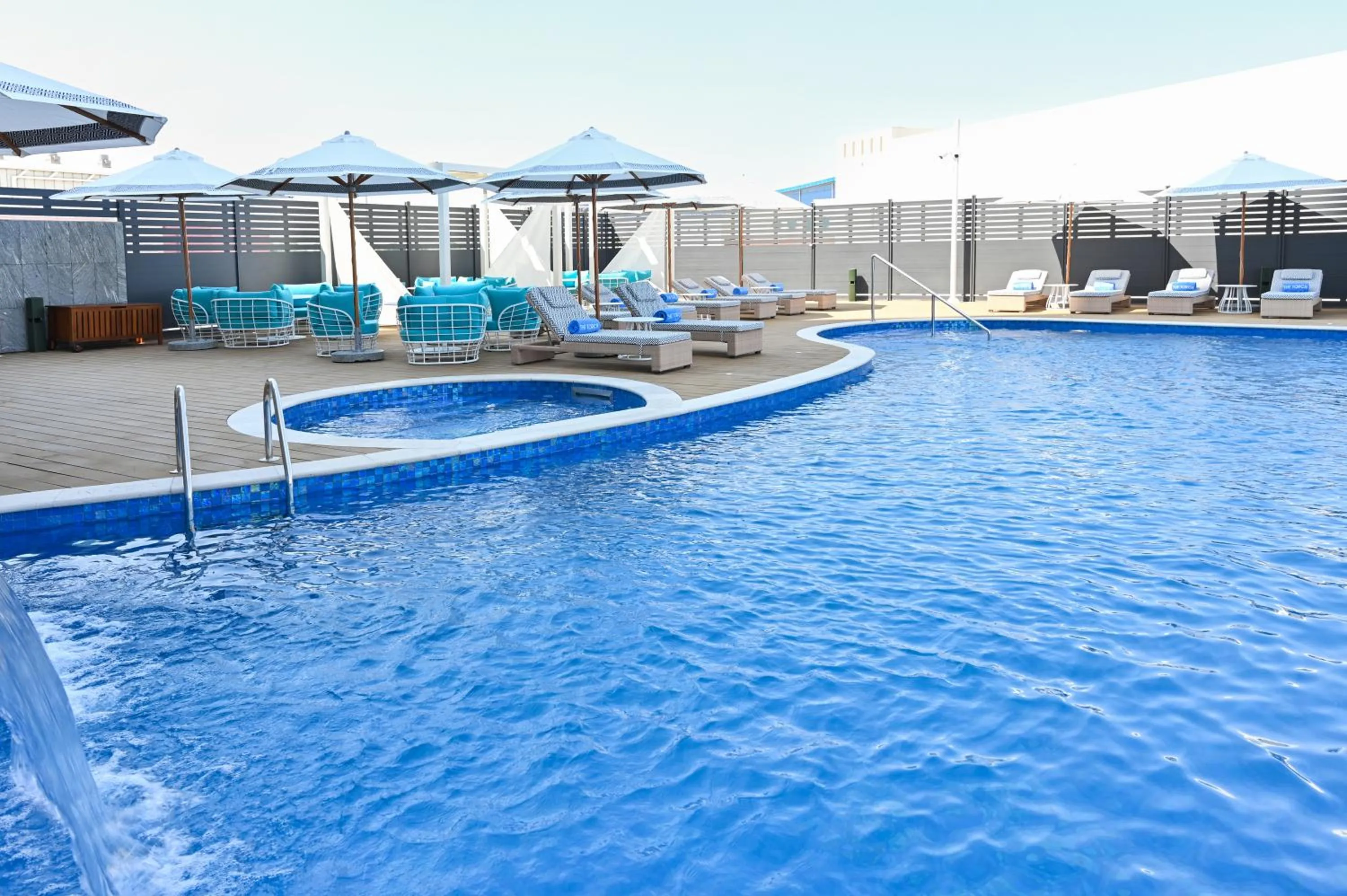 Swimming pool in The Torch Doha