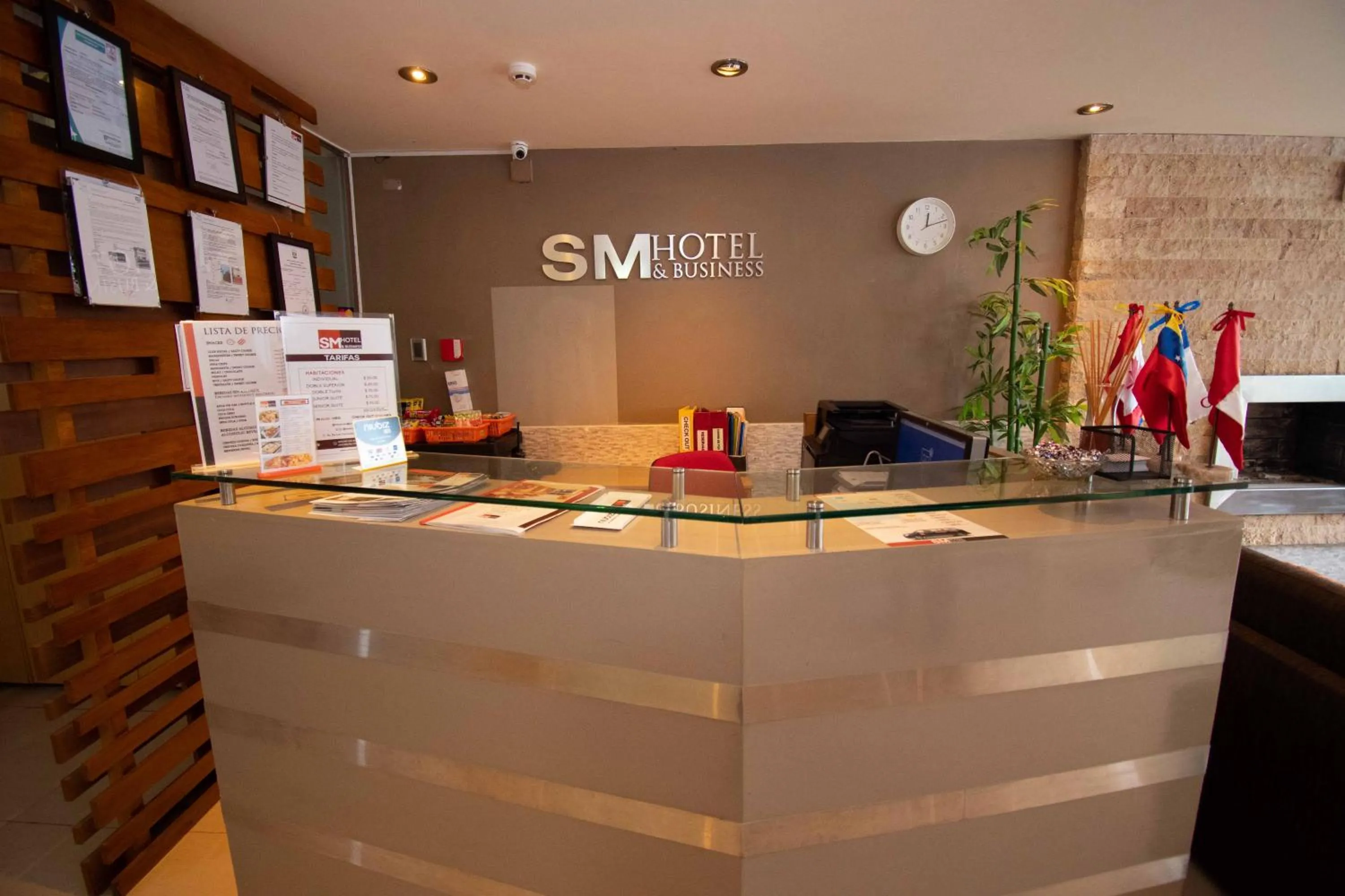 Lobby or reception in SM Hotel