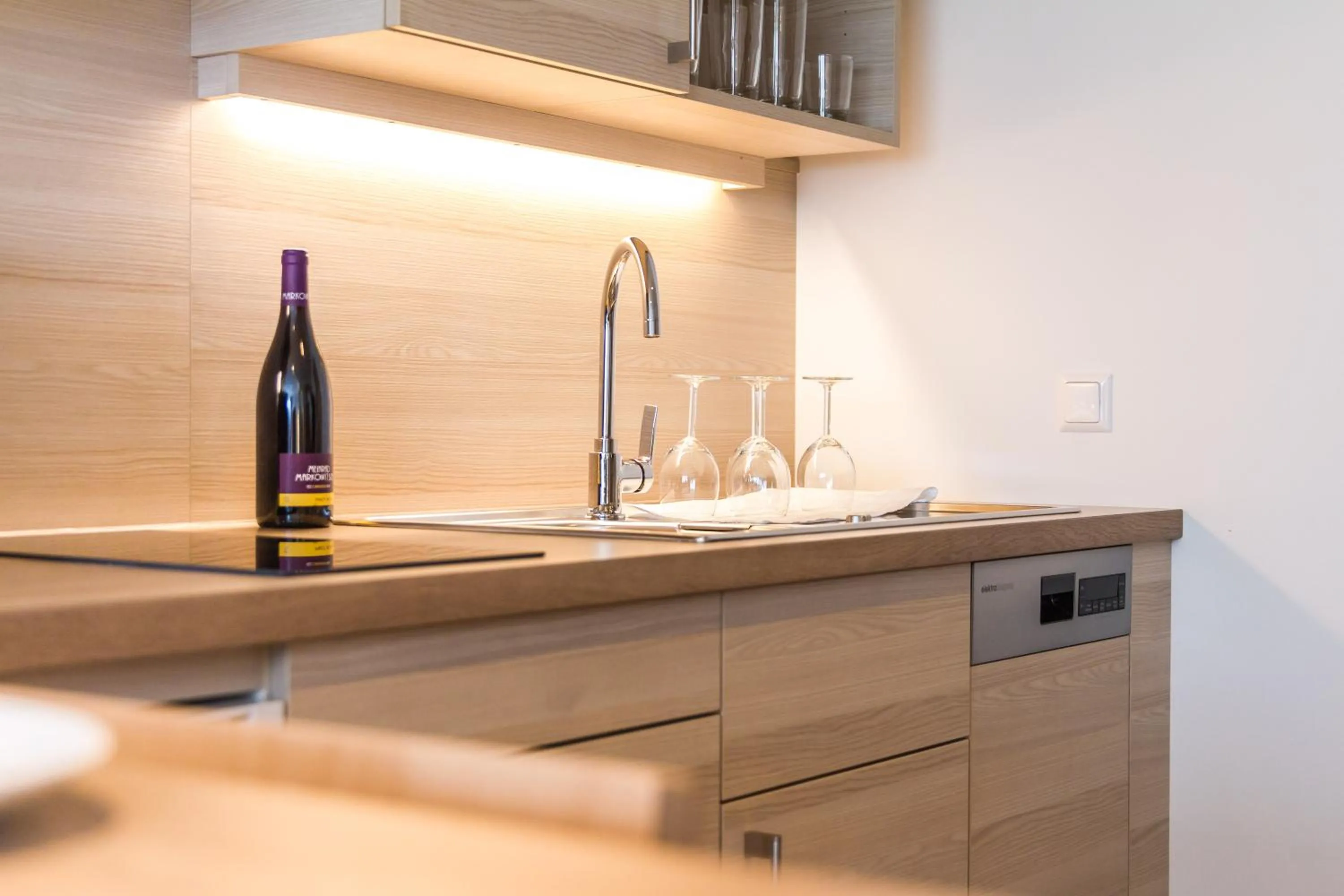 Kitchen or kitchenette in Hotel Das Himberg