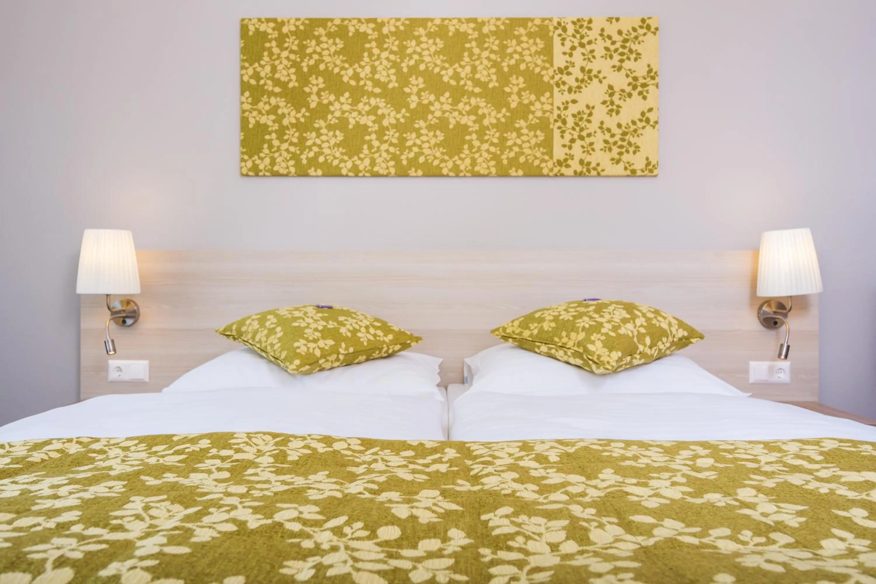 Decorative detail, Bed in Hotel Das Himberg