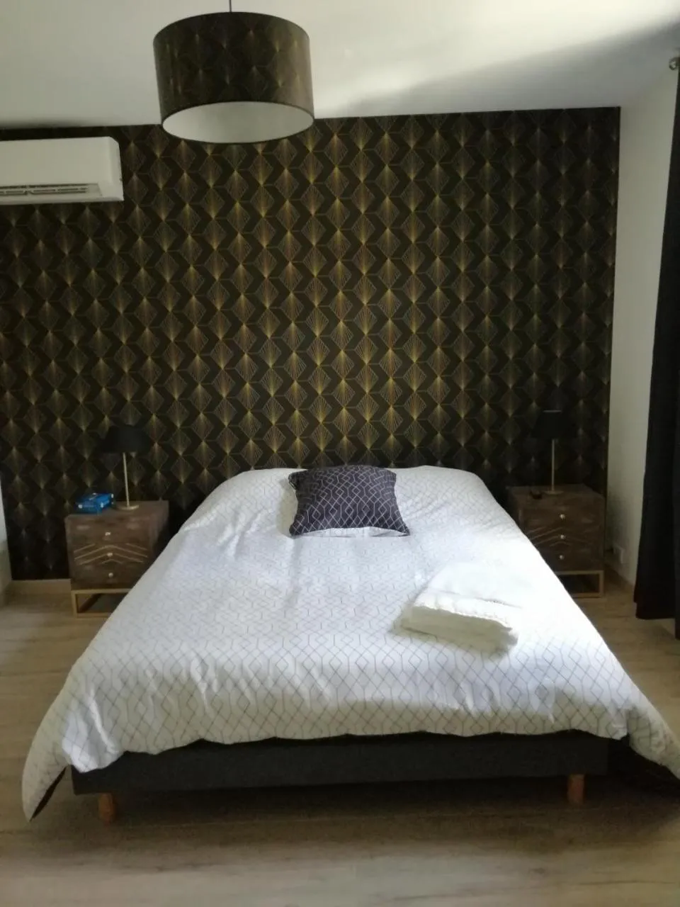Bed in La Demeure d'Alexandra
