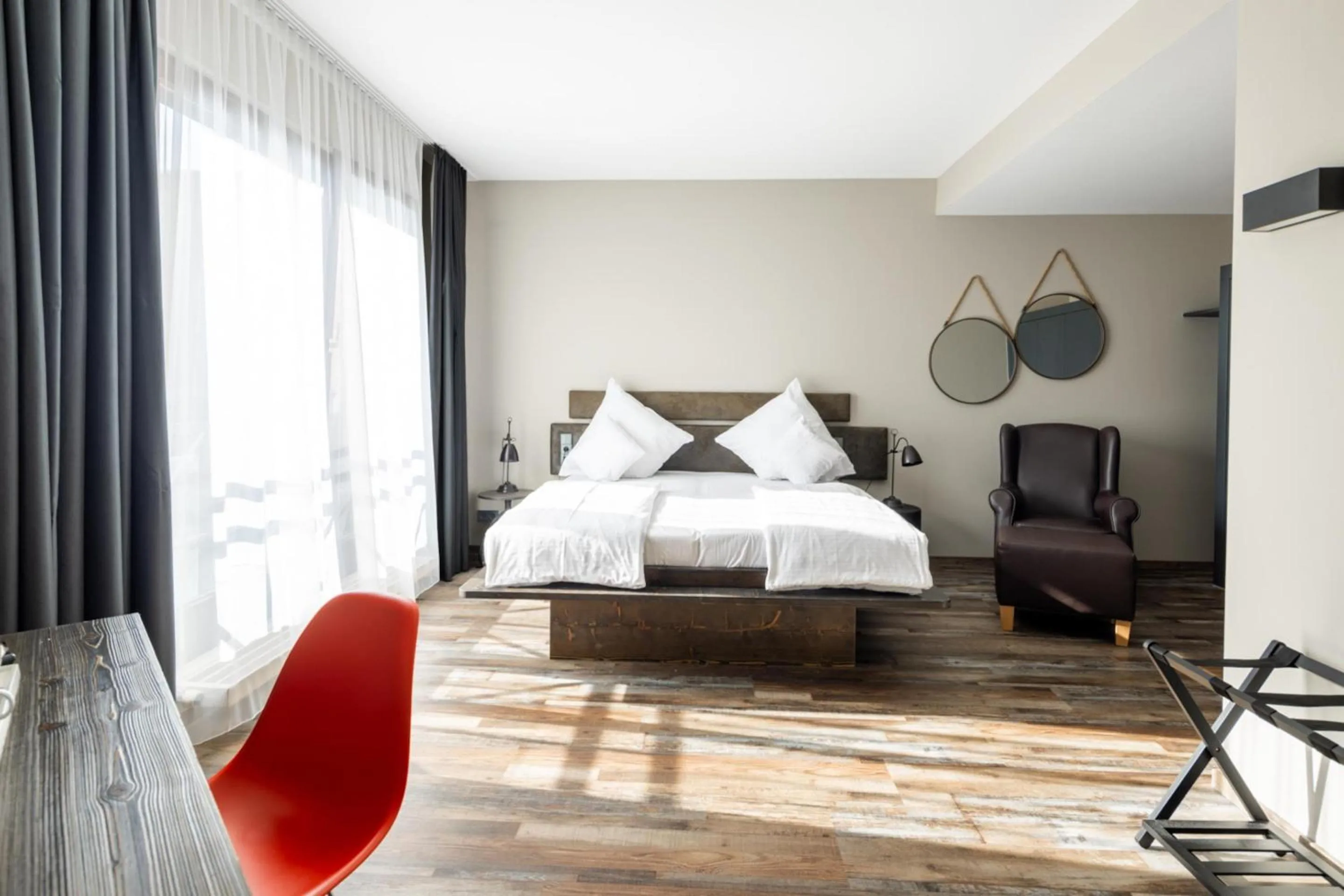 Bedroom, Bed in LOFTSTYLE Hotel Gerlingen, Sure Hotel Collection by Best Western