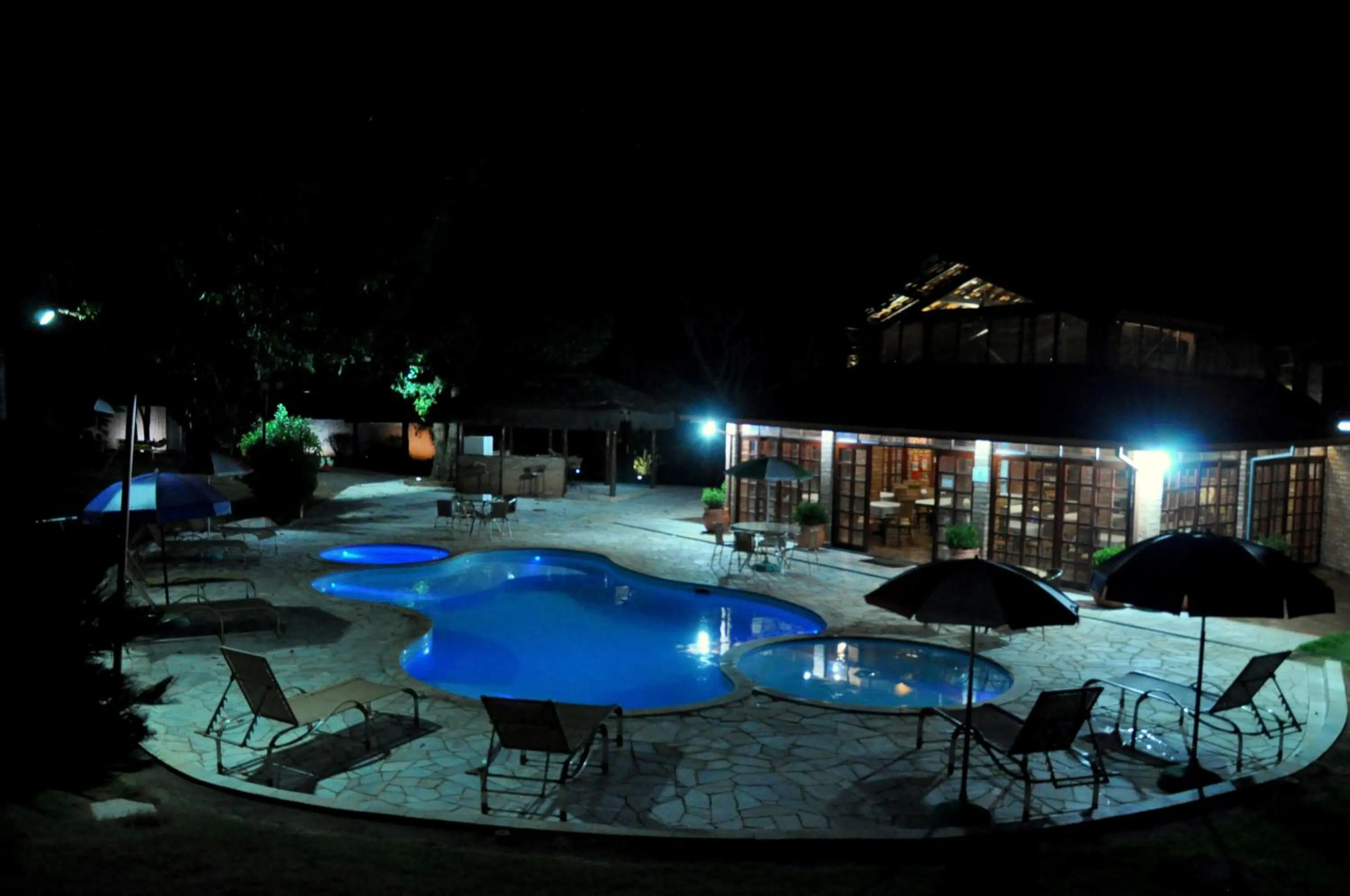 Pool view in Pousada Beco da Lua