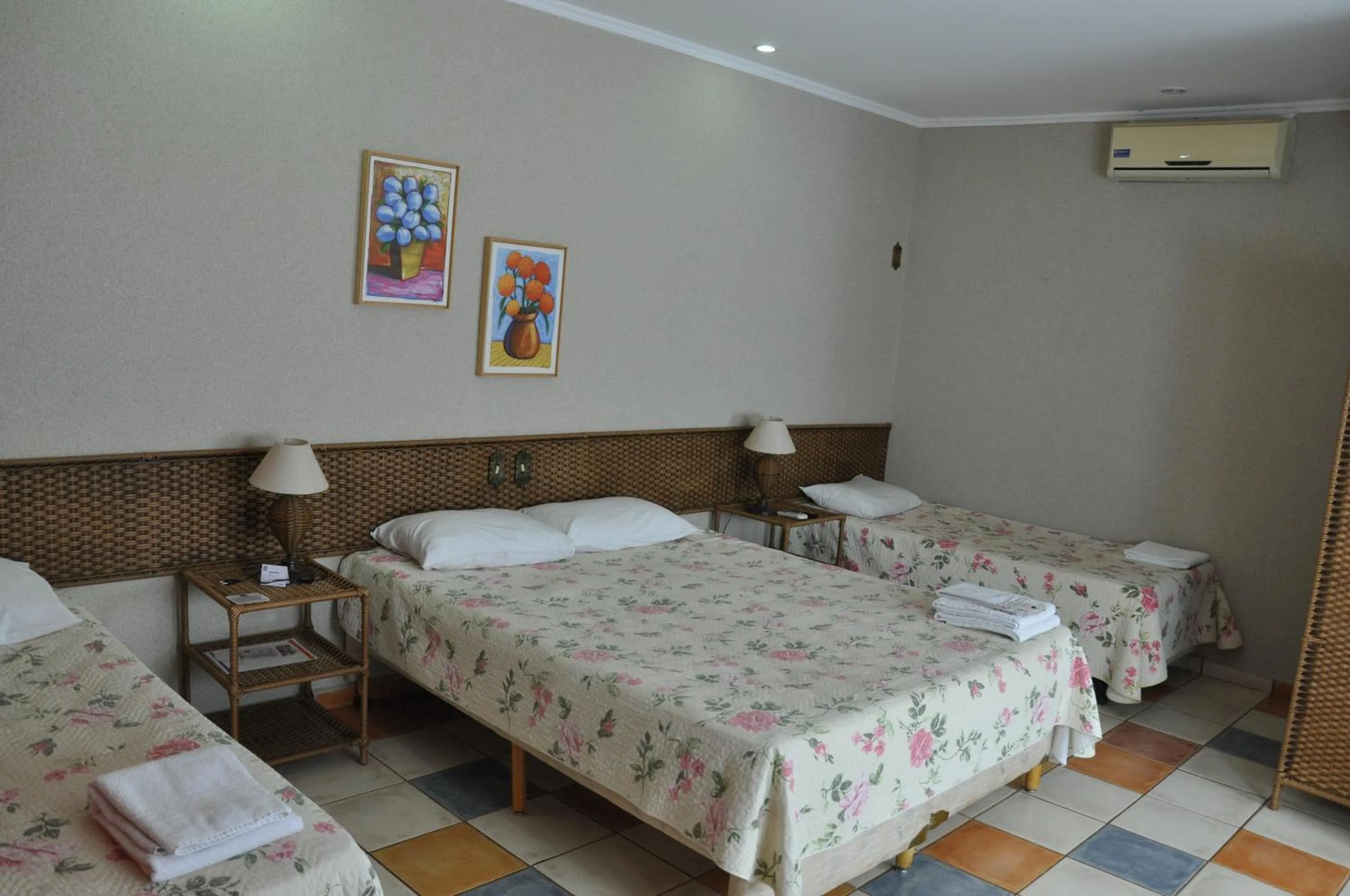 Bed in Pousada Beco da Lua