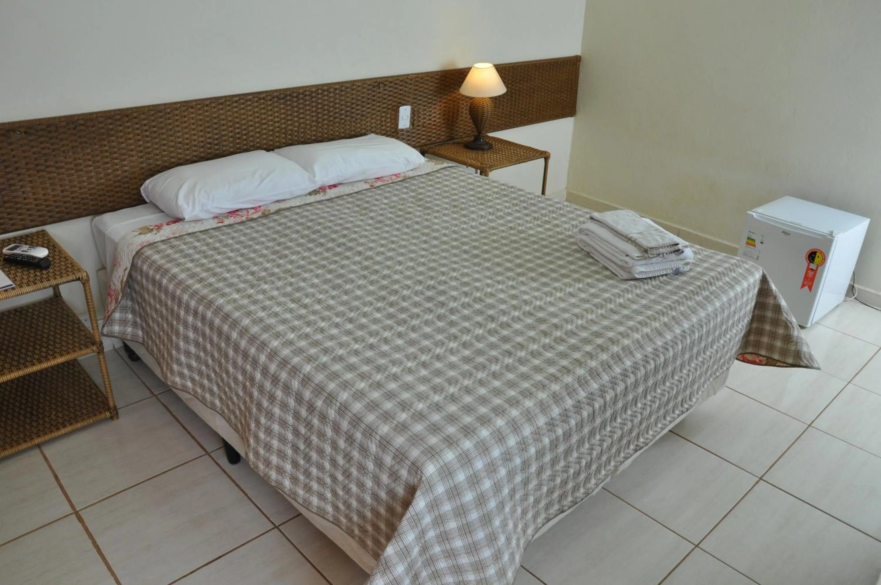 Bed in Pousada Beco da Lua