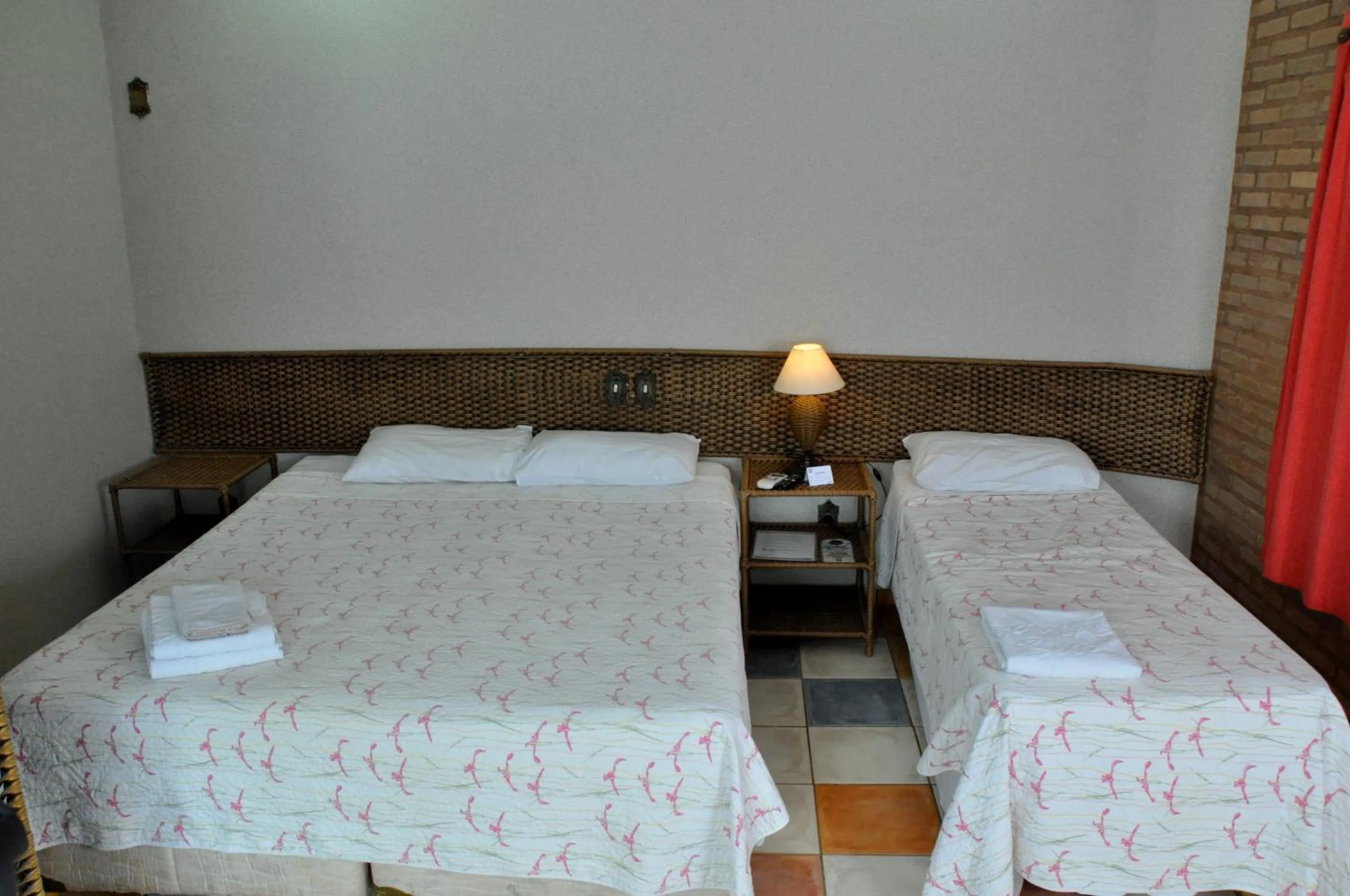 Bed in Pousada Beco da Lua