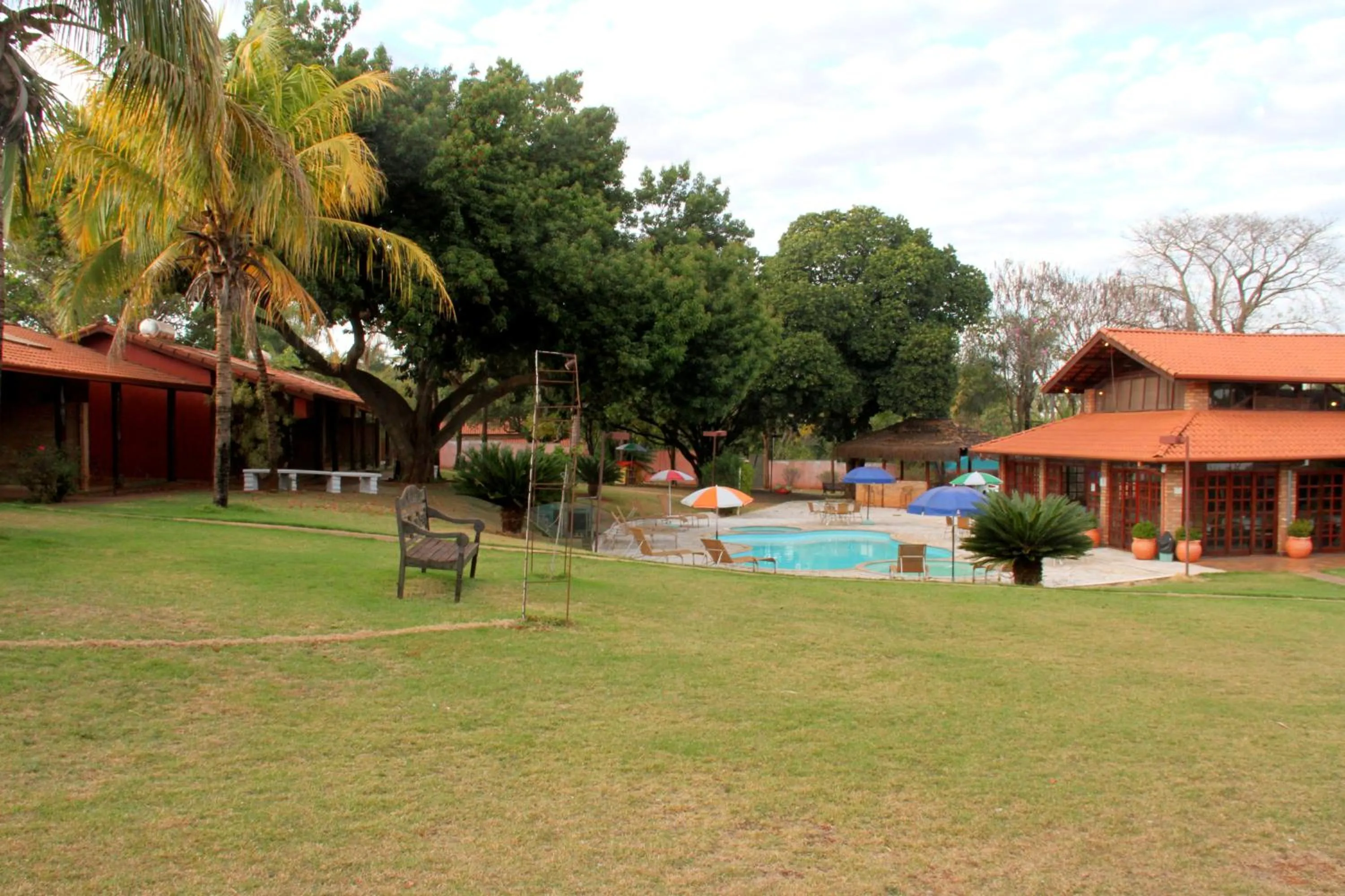 Pool view in Pousada Beco da Lua