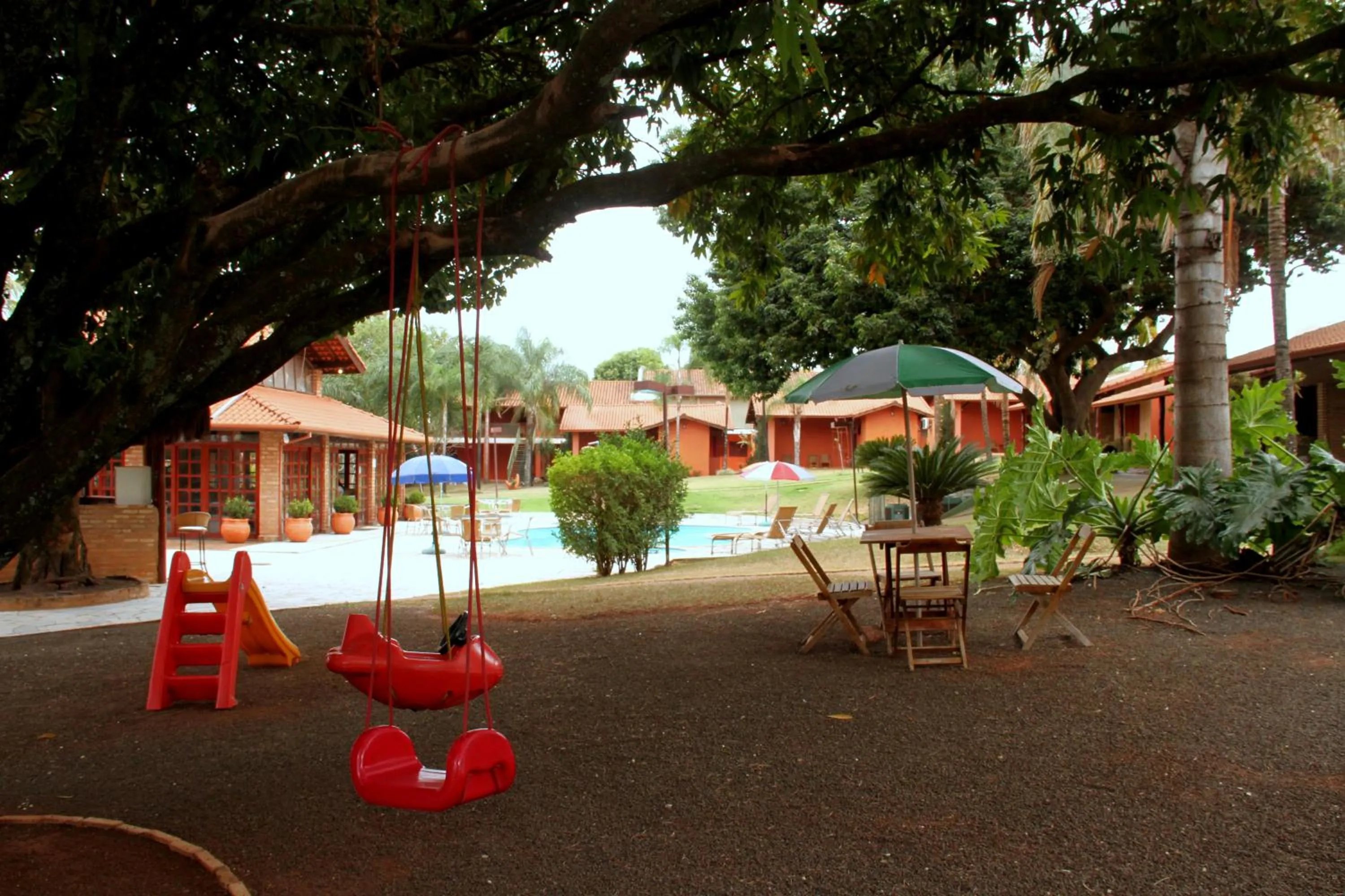 Garden view in Pousada Beco da Lua