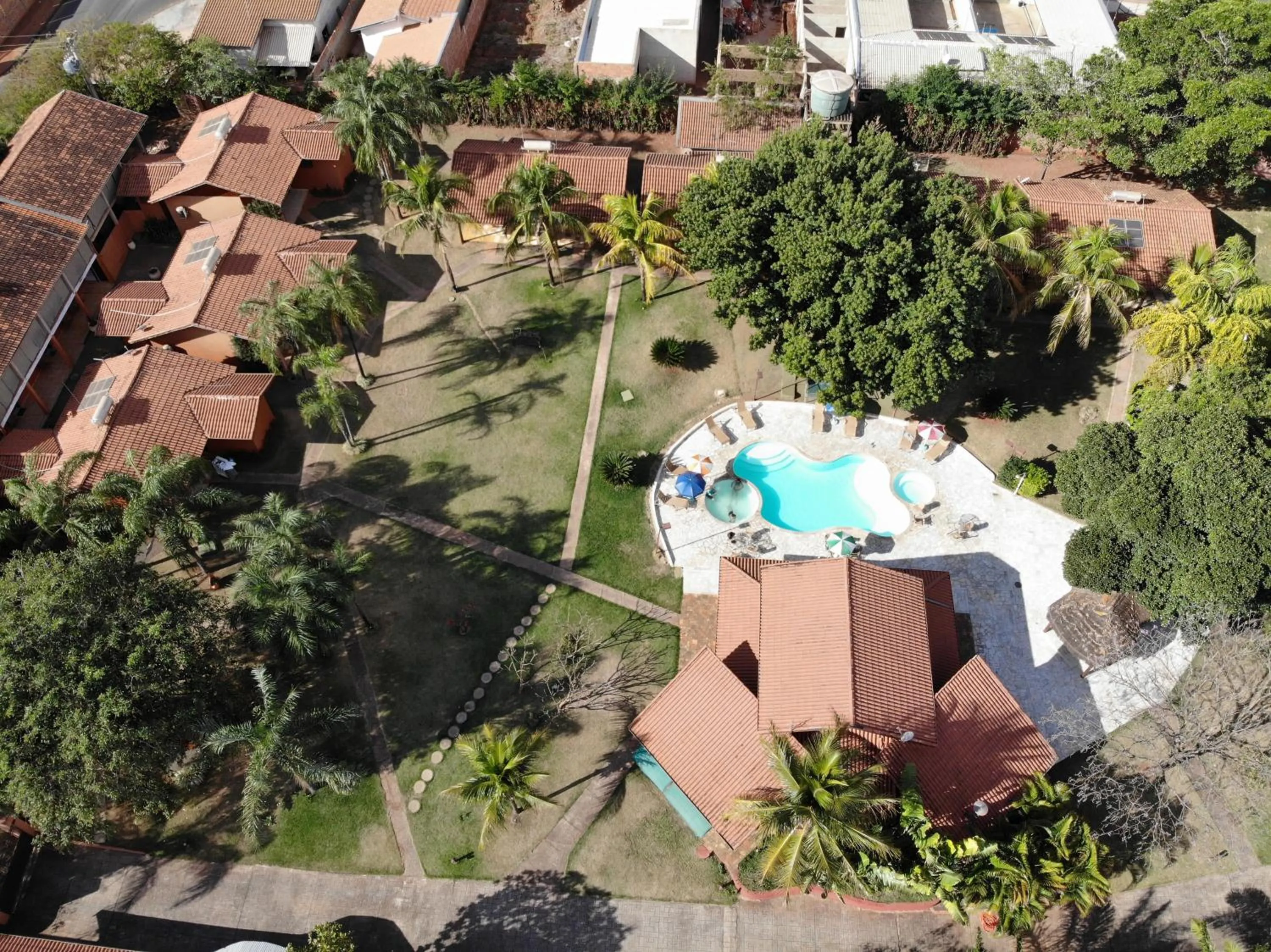 Bird's eye view in Pousada Beco da Lua