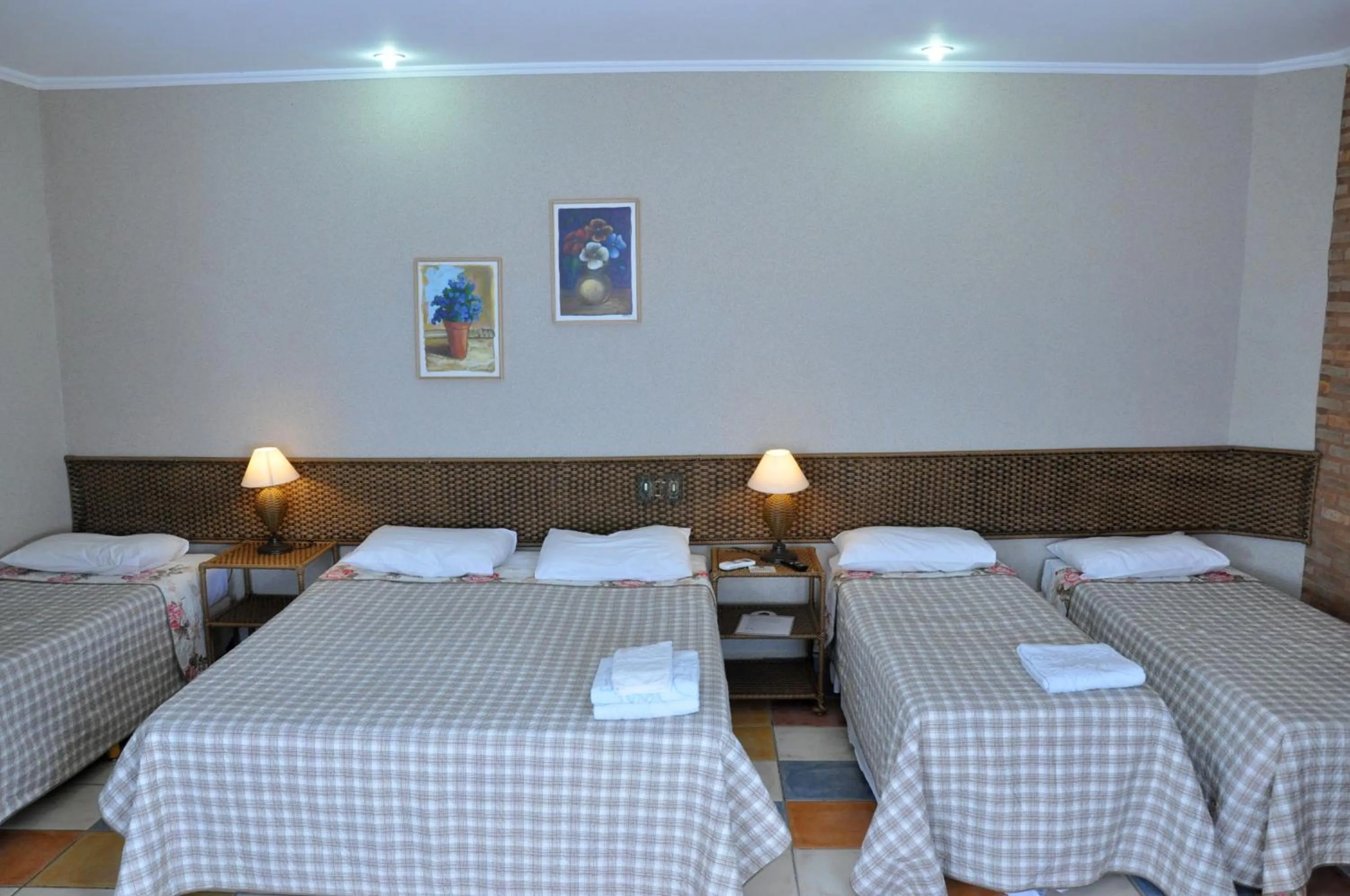 Bed in Pousada Beco da Lua