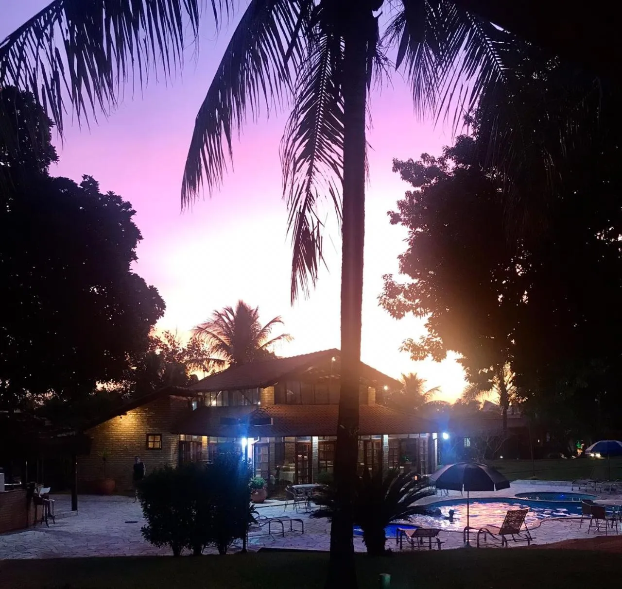 Sunset in Pousada Beco da Lua