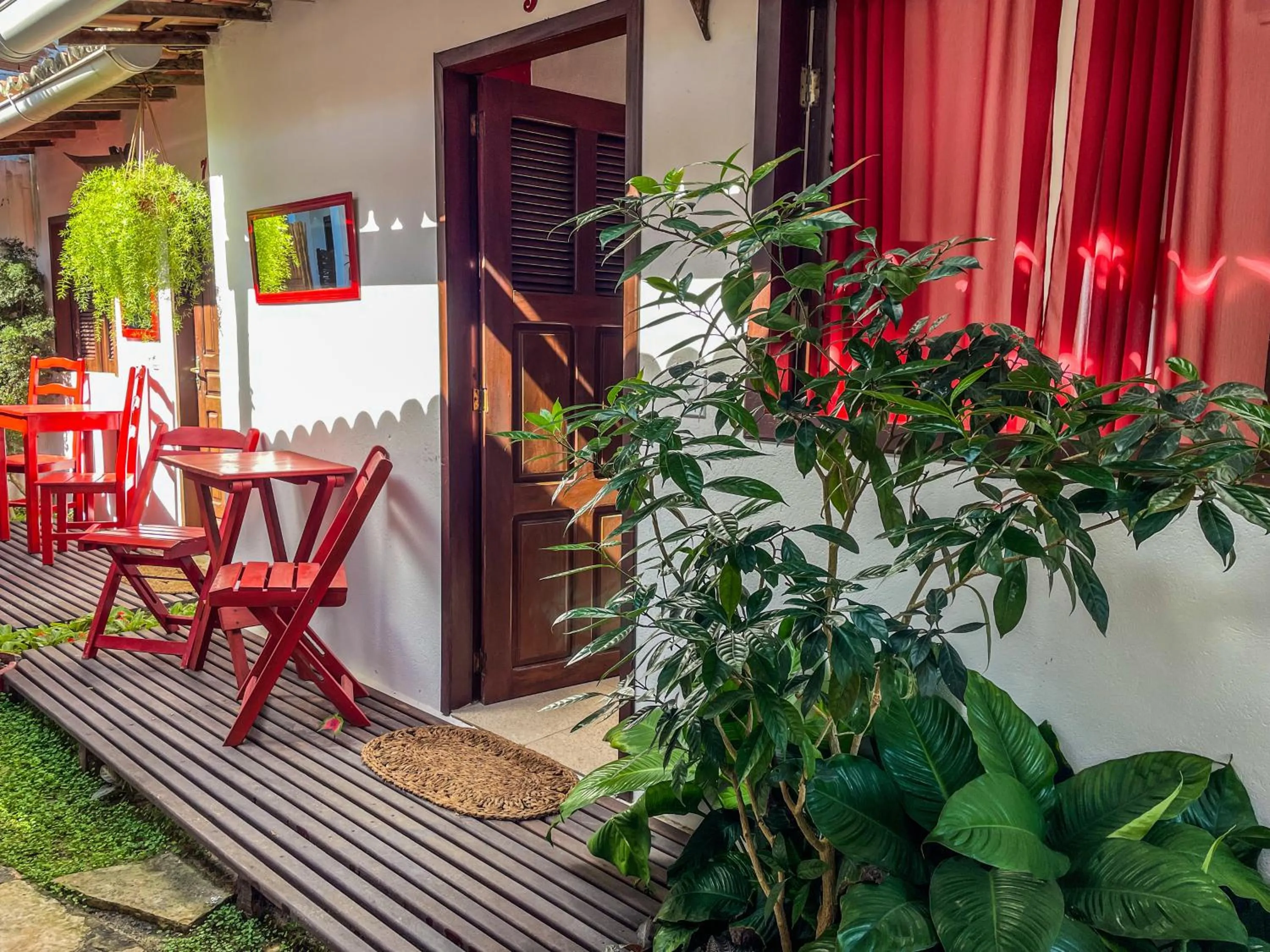 Patio in Pousada Atlantis