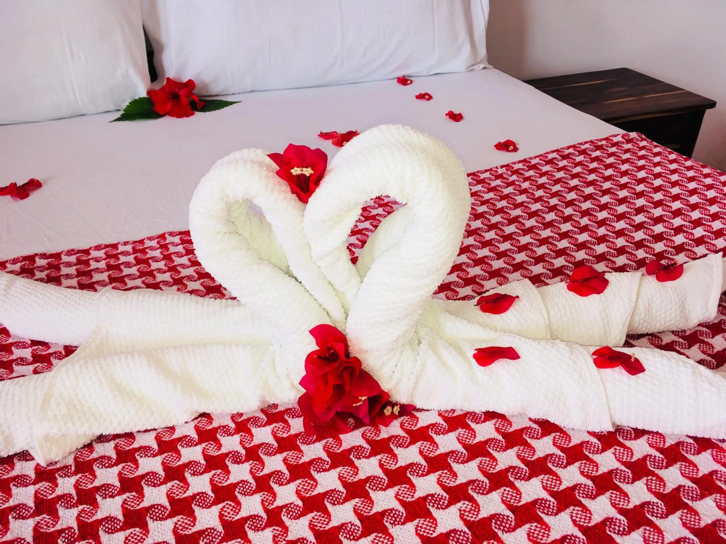 Decorative detail, Bed in Pousada Atlantis