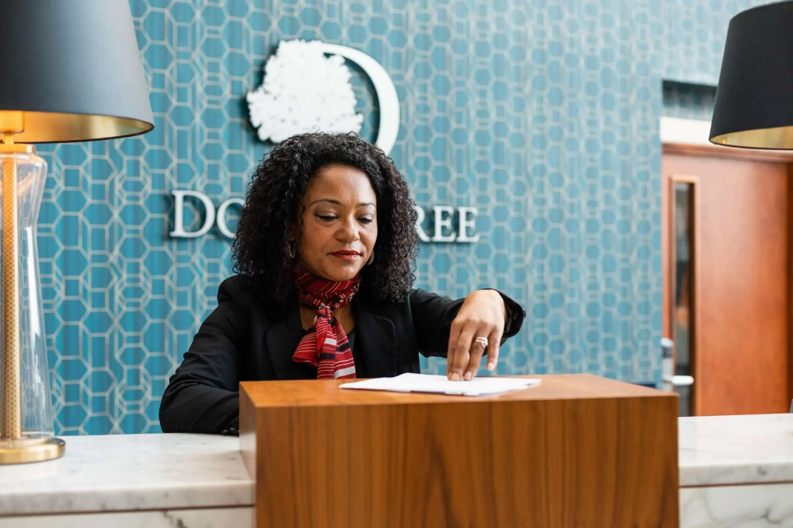 Lobby or reception in DoubleTree by Hilton Hotel Newcastle International Airport Lobby or reception in DoubleTree by Hilton Hotel Newcastle International Airport