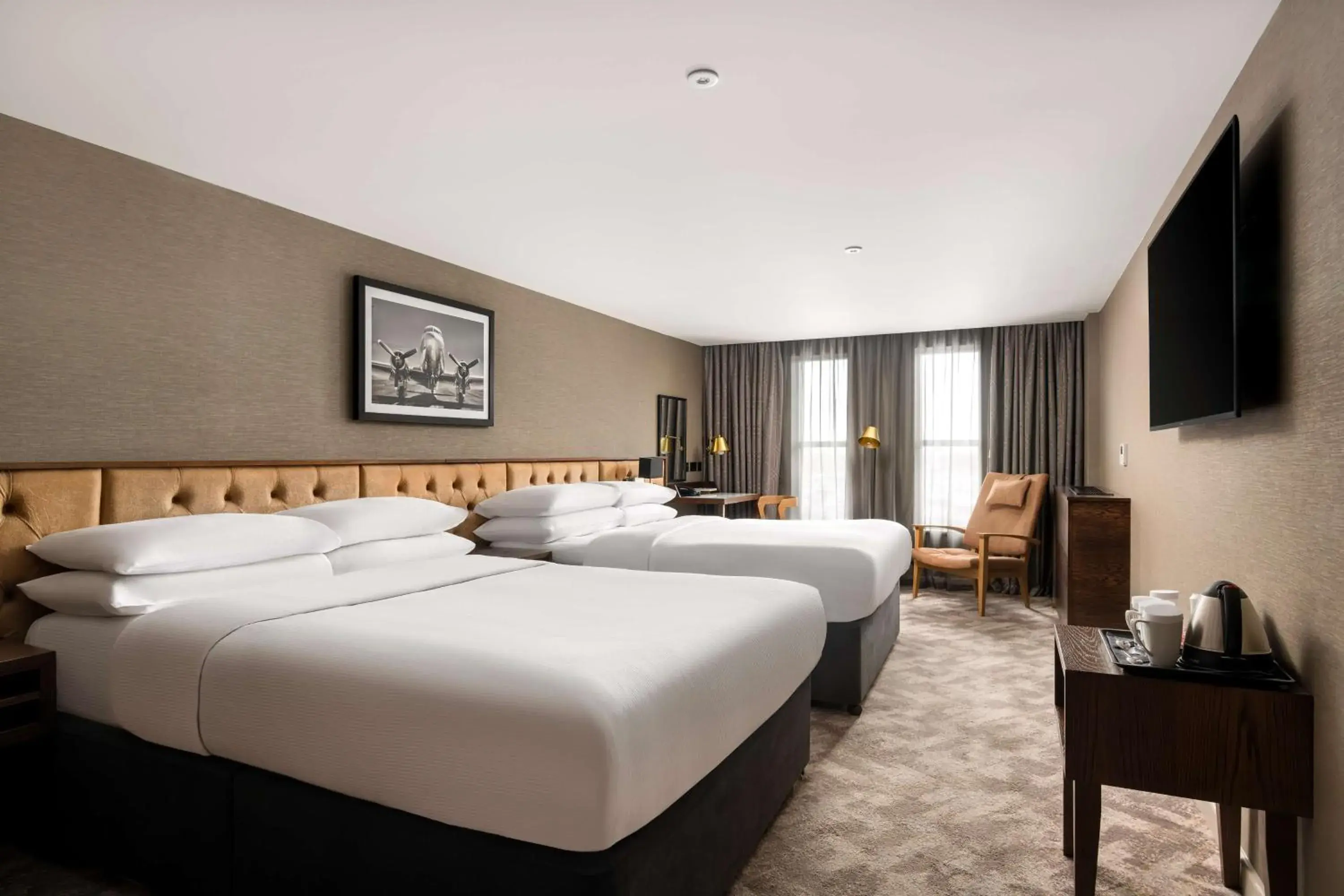 Bed in DoubleTree by Hilton Hotel Newcastle International Airport Bed in DoubleTree by Hilton Hotel Newcastle International Airport