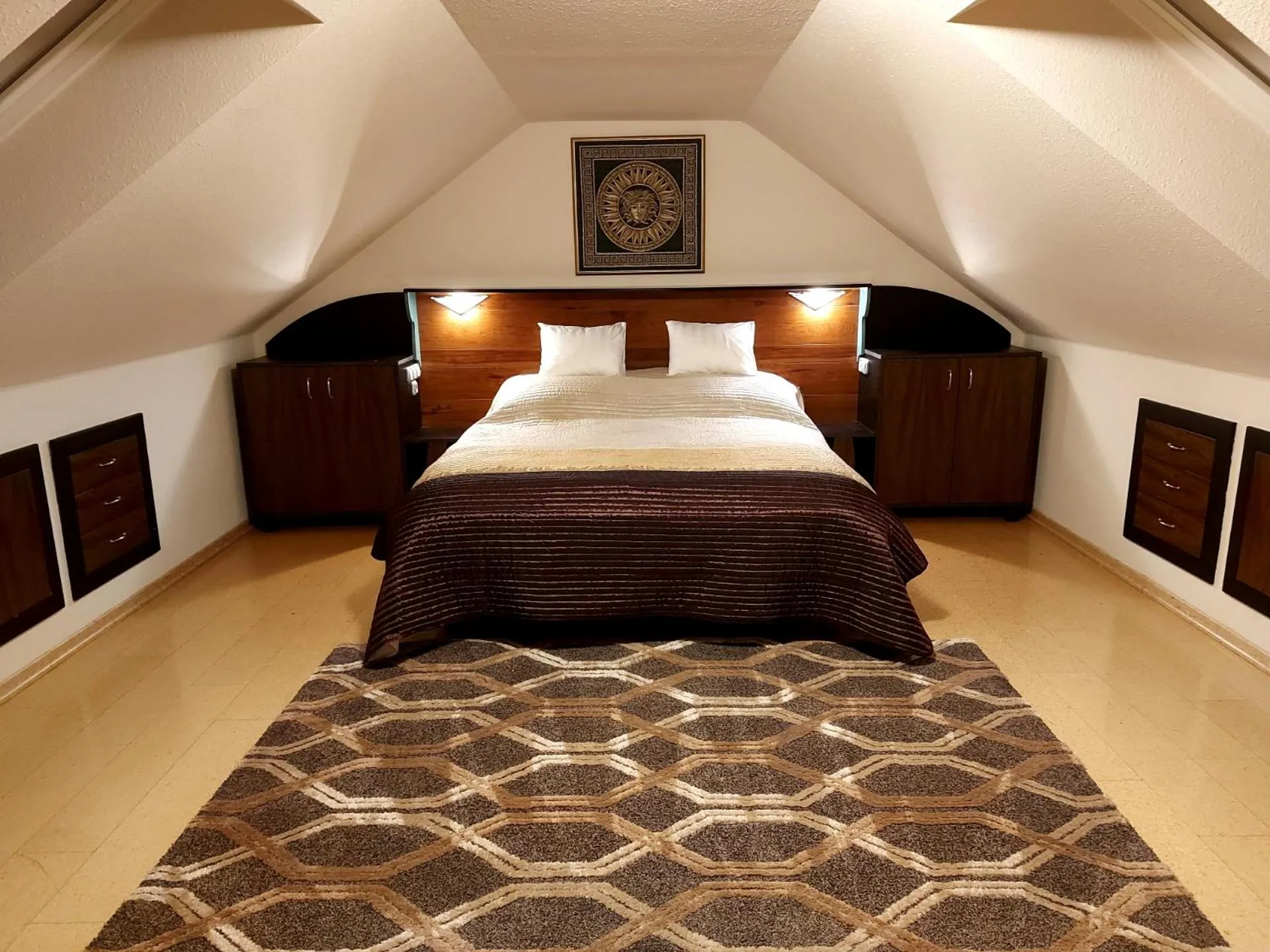 Bedroom, Bed in A Mecsek Gyöngye Apartmanhaz