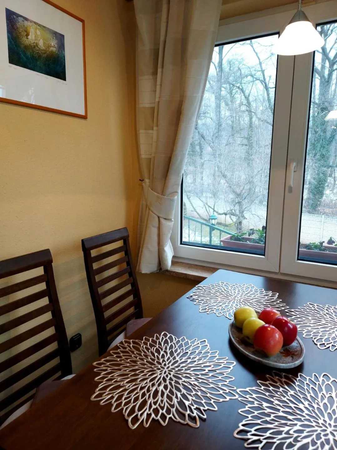 Dining area in A Mecsek Gyöngye Apartmanhaz