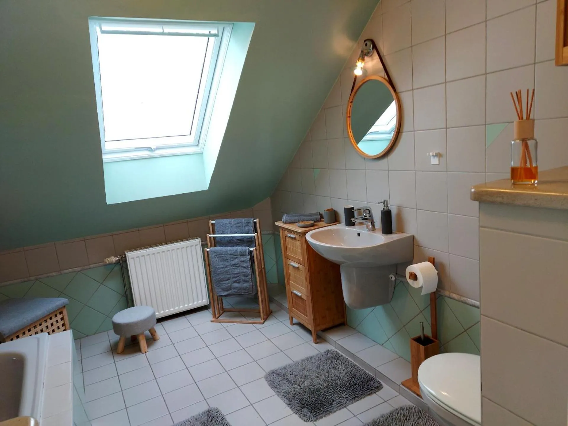 Bathroom in A Mecsek Gyöngye Apartmanhaz