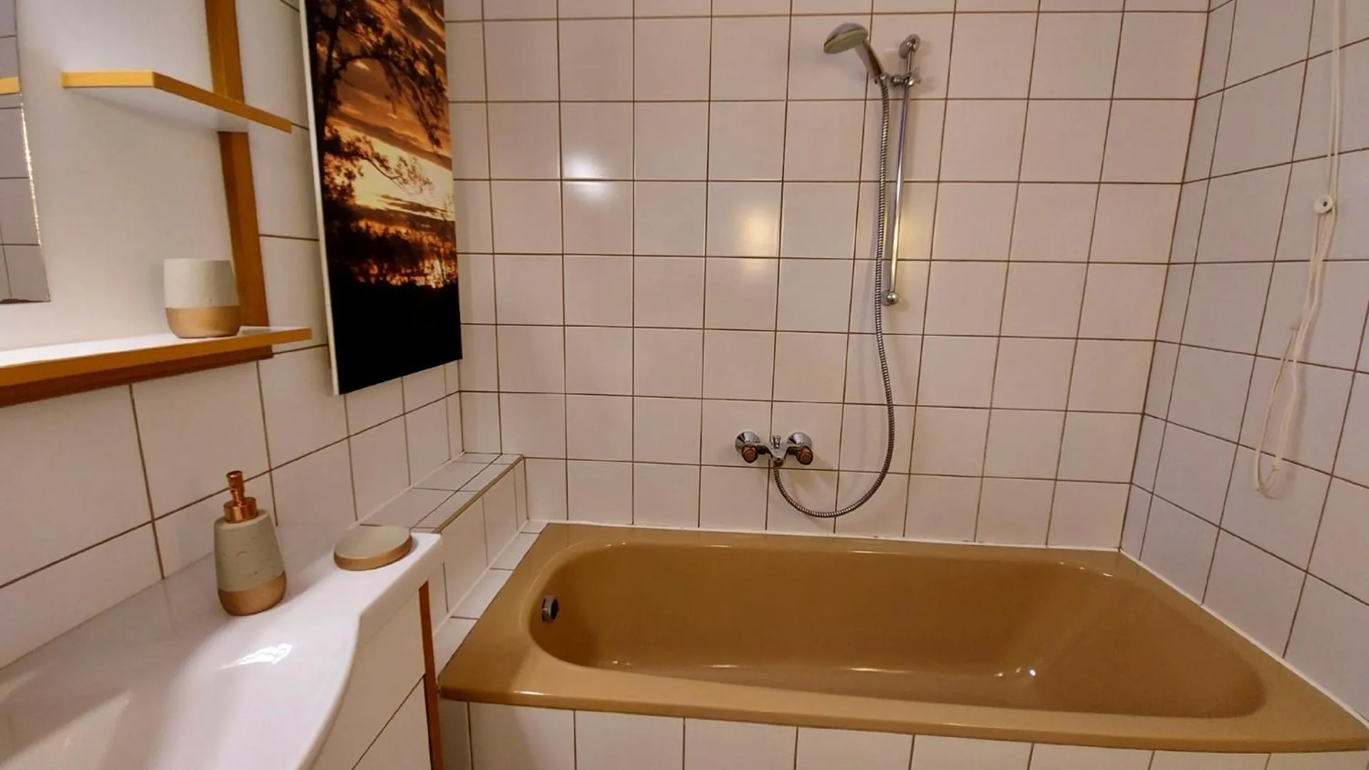 Bathroom in A Mecsek Gyöngye Apartmanhaz