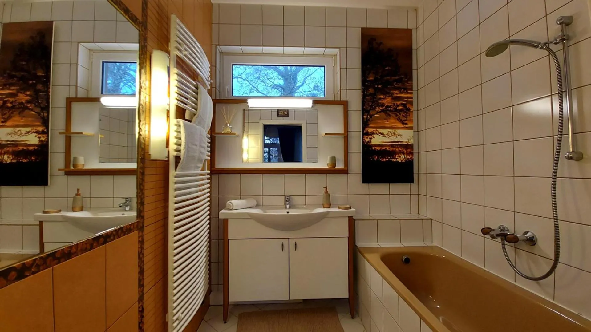 Bathroom in A Mecsek Gyöngye Apartmanhaz