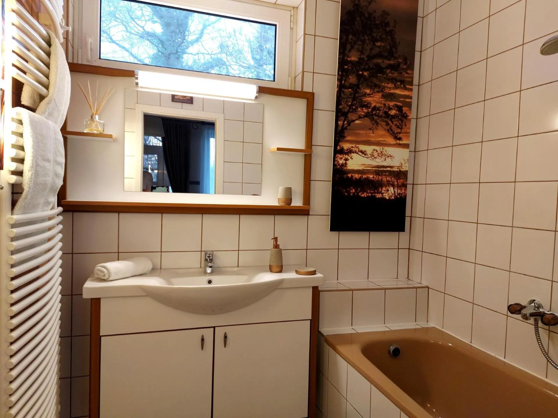 Bathroom in A Mecsek Gyöngye Apartmanhaz