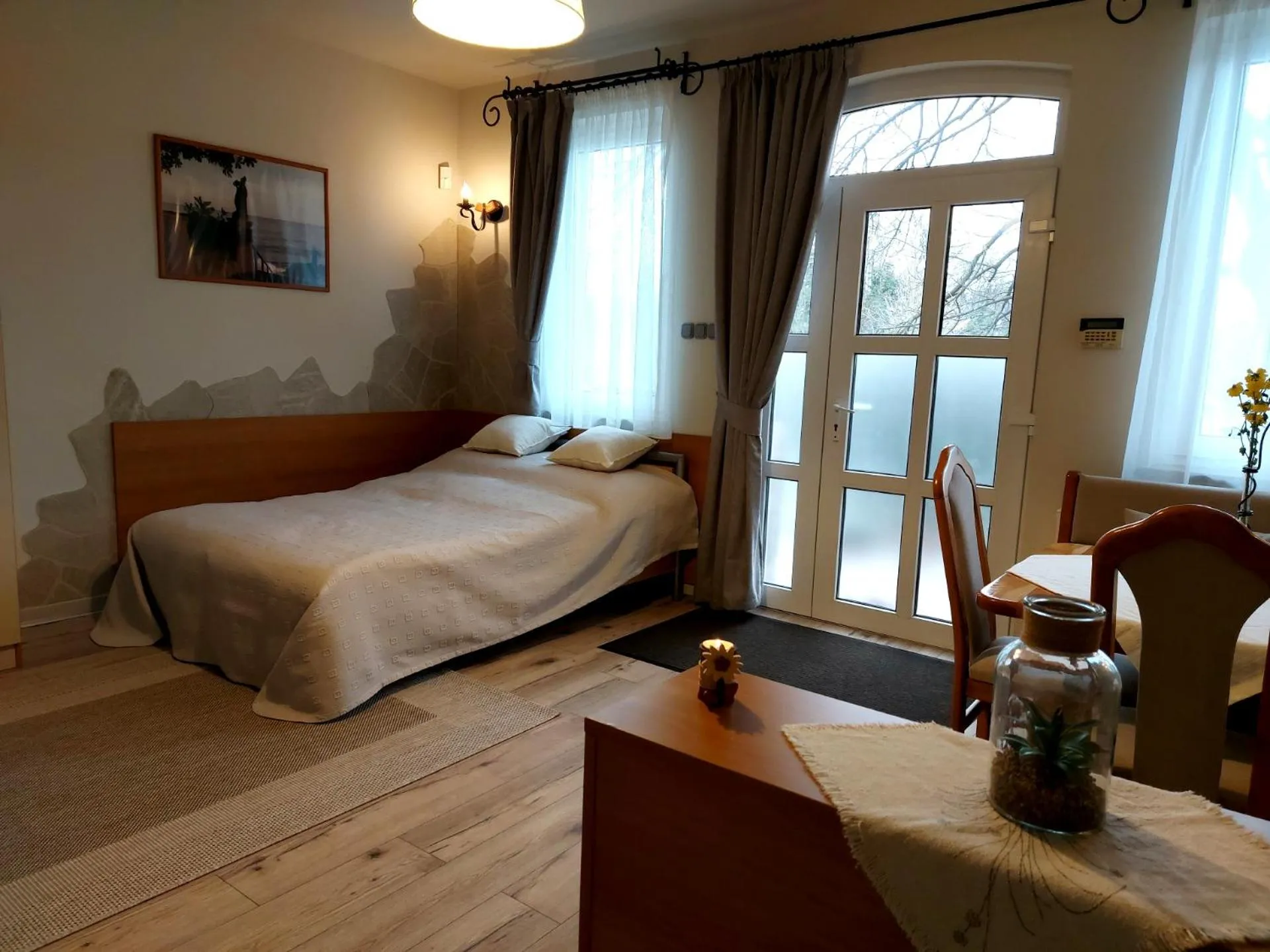 Bed in A Mecsek Gyöngye Apartmanhaz