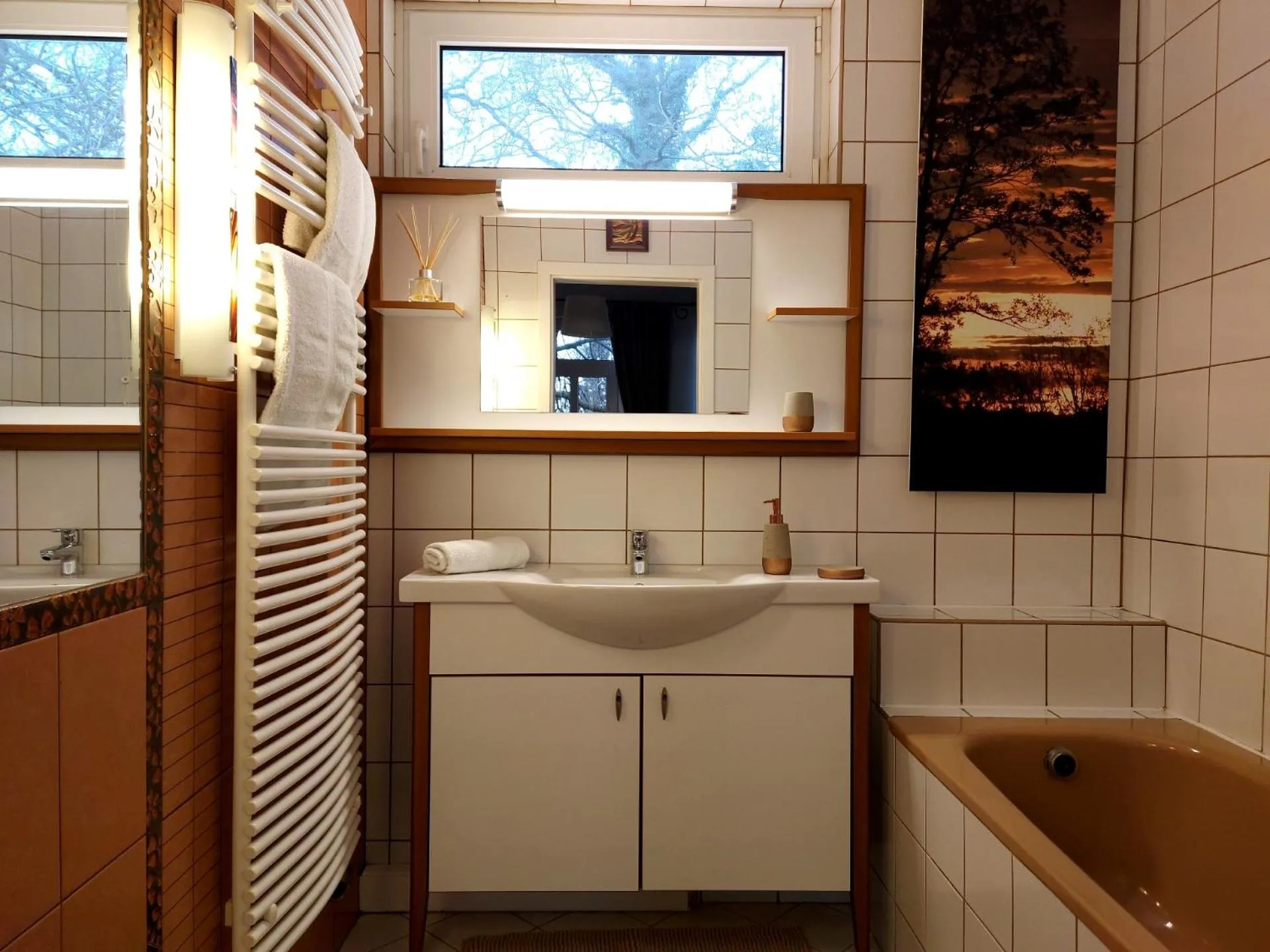 Bathroom in A Mecsek Gyöngye Apartmanhaz