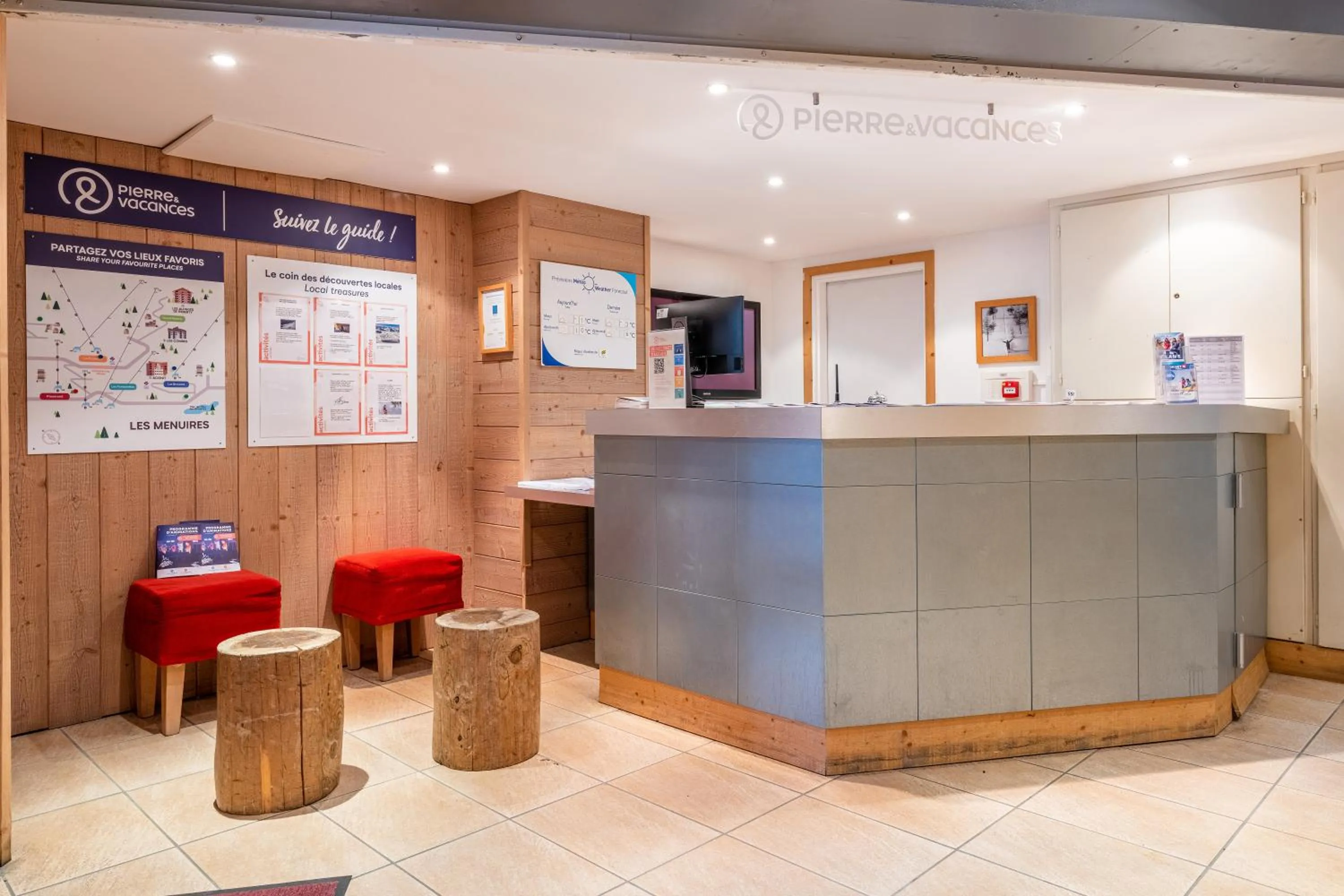 Lobby or reception in Résidence Pierre & Vacances Aconit