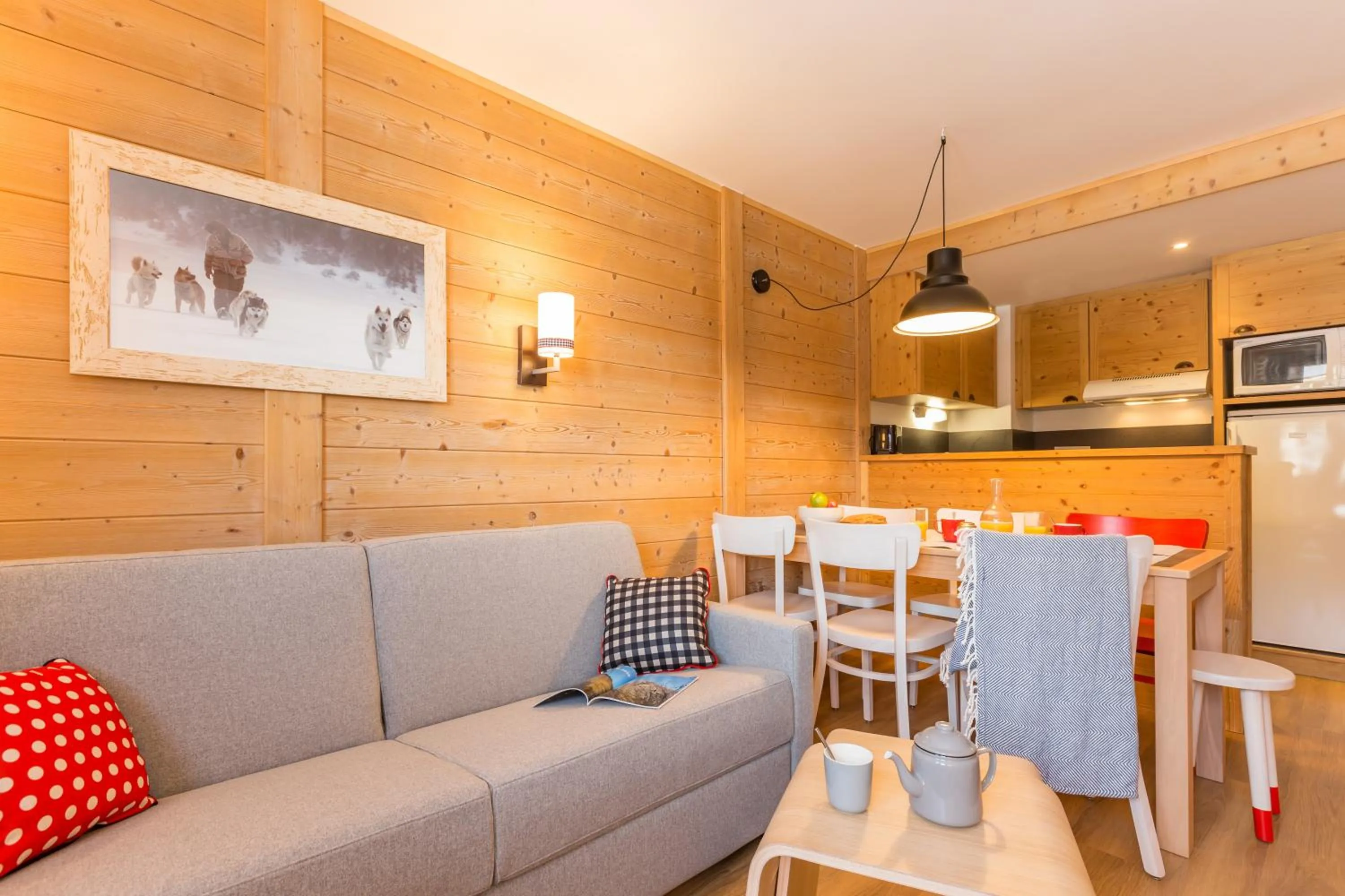 Kitchen or kitchenette in Résidence Pierre & Vacances Aconit