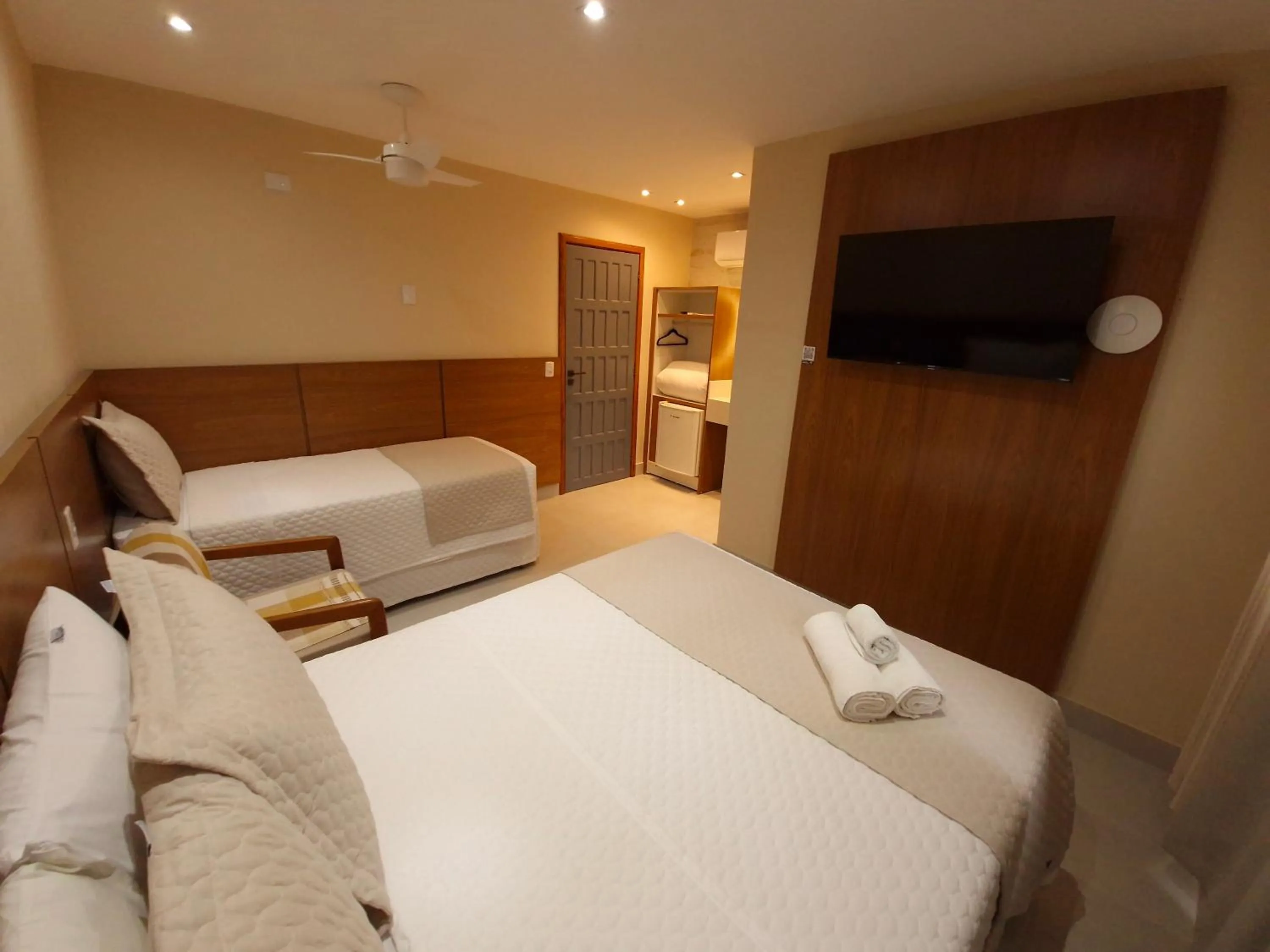 Bed in Pousada Litoral Paraty