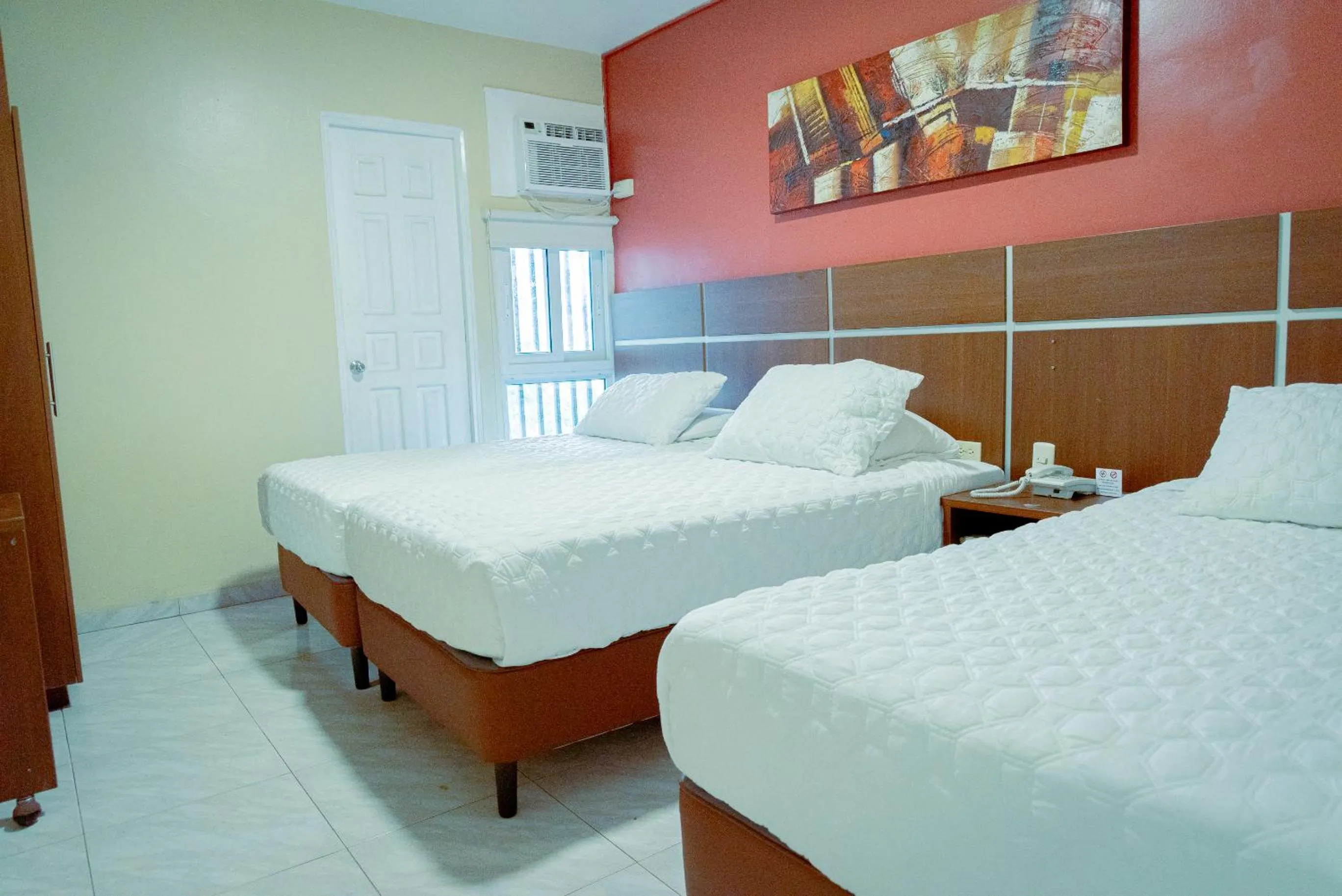 Patio, Bed in Hotel Benidorm Panama