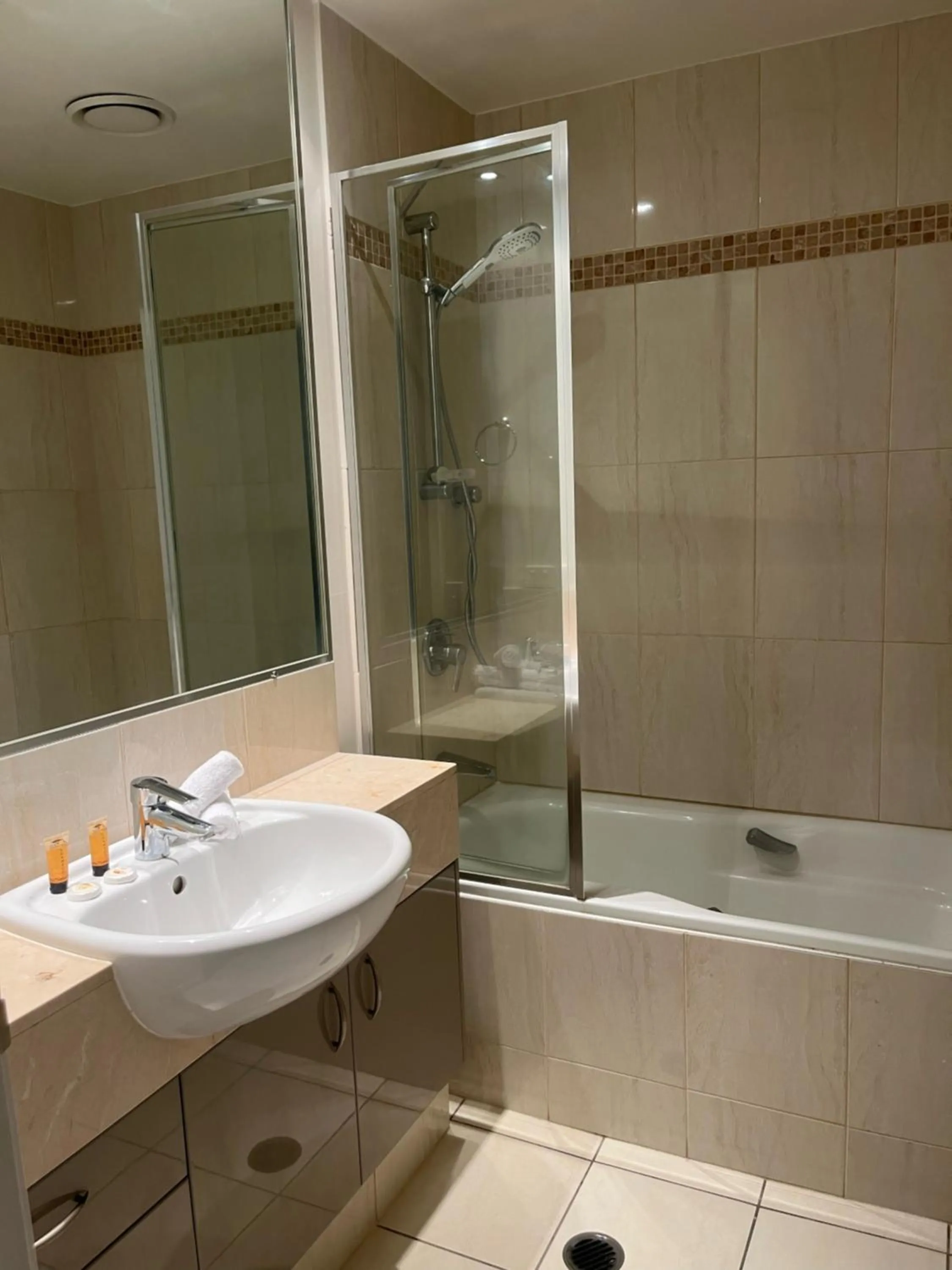 Bathroom in The Village Holiday Apartments at Burleigh Heads