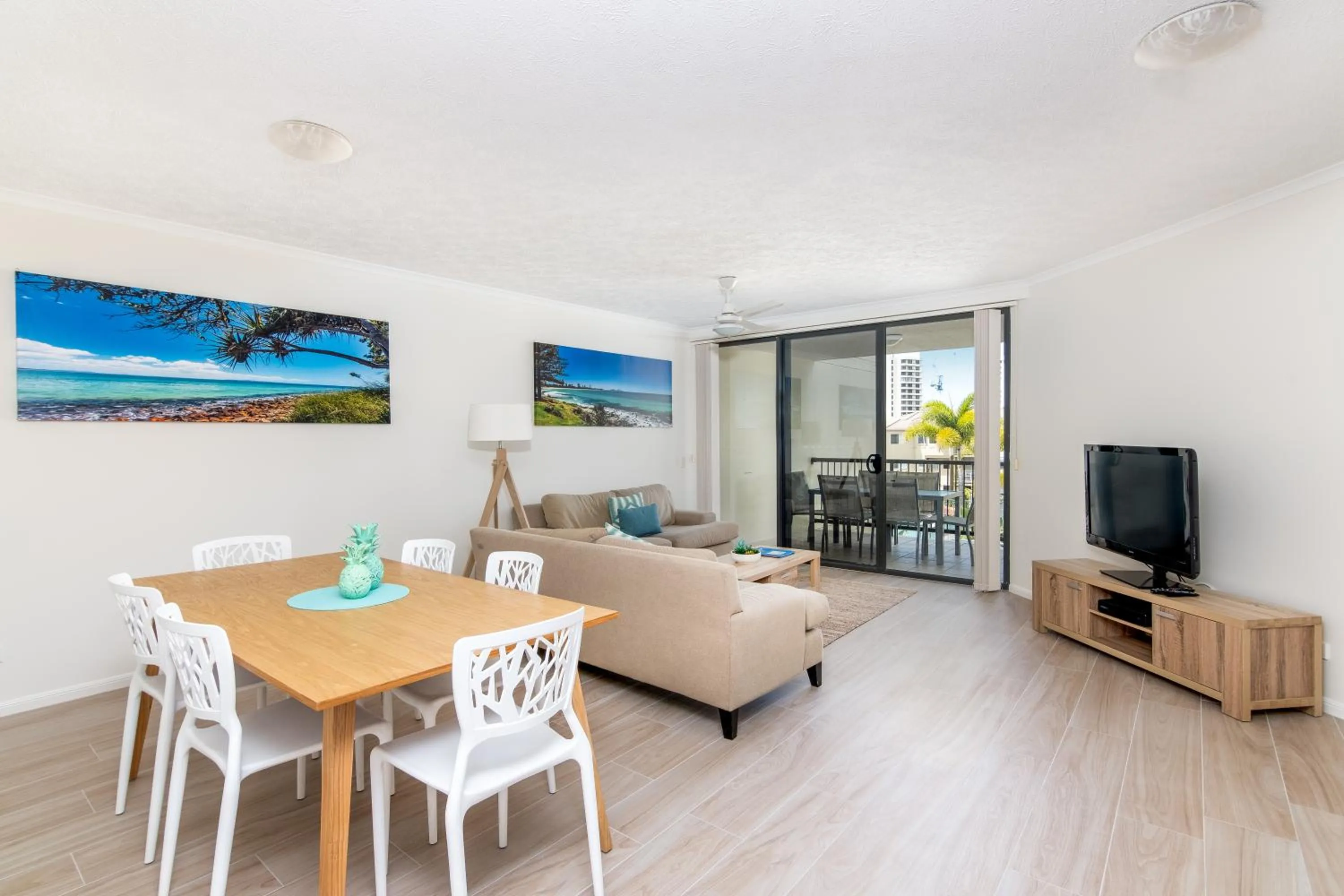 TV and multimedia in The Village Holiday Apartments at Burleigh Heads