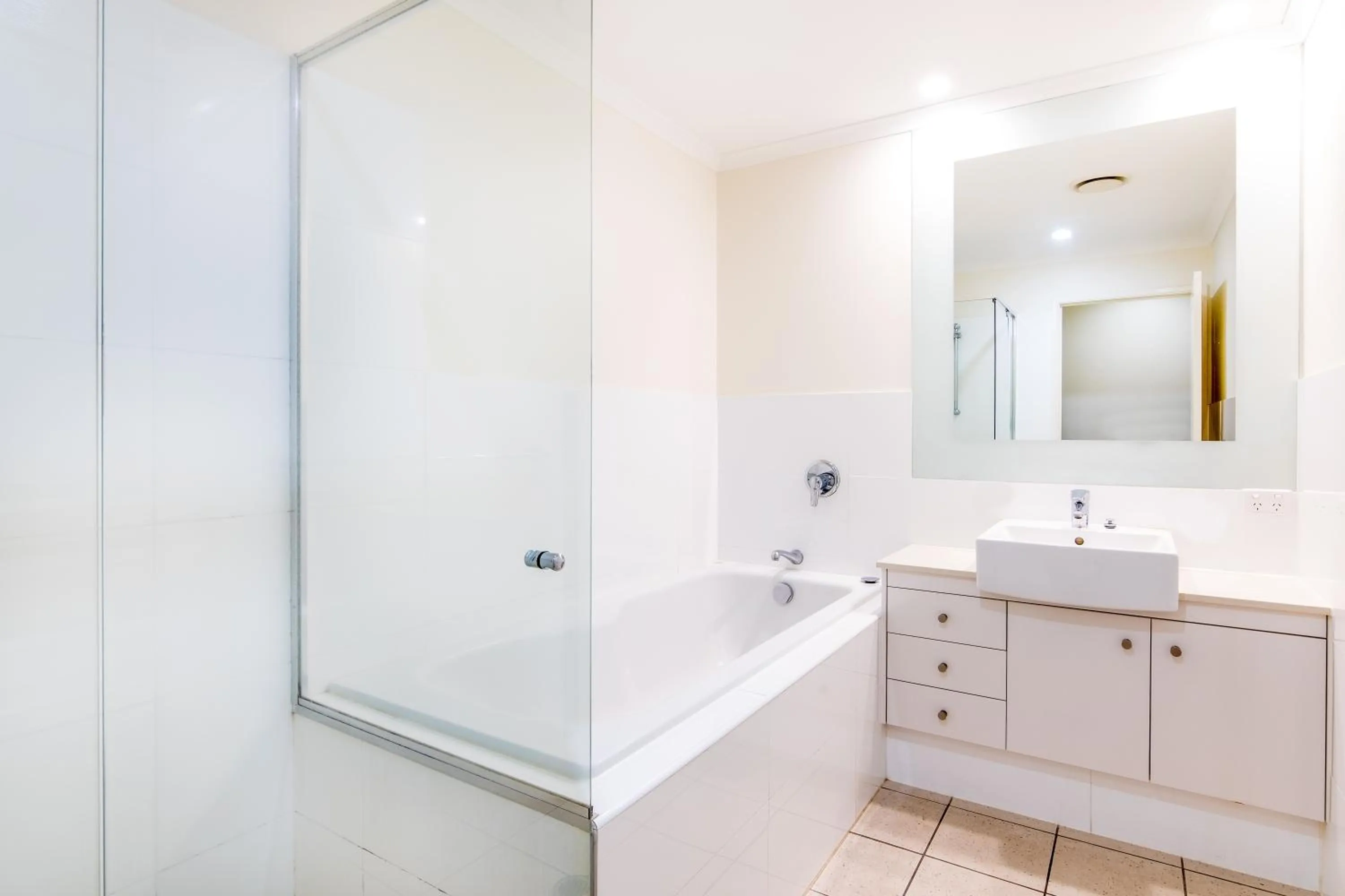 Bathroom in The Village Holiday Apartments at Burleigh Heads