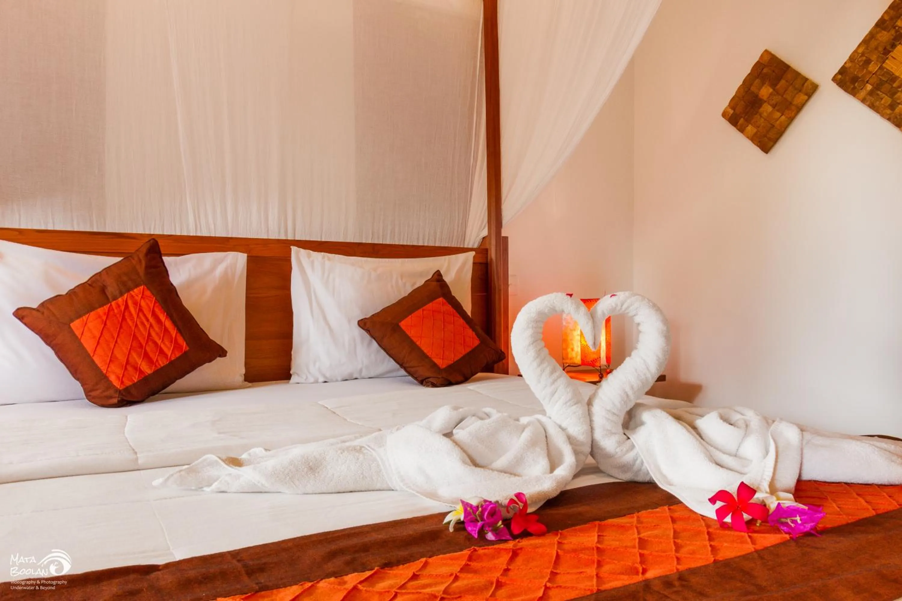 Bedroom, Bed in Rama Shinta Hotel Candidasa