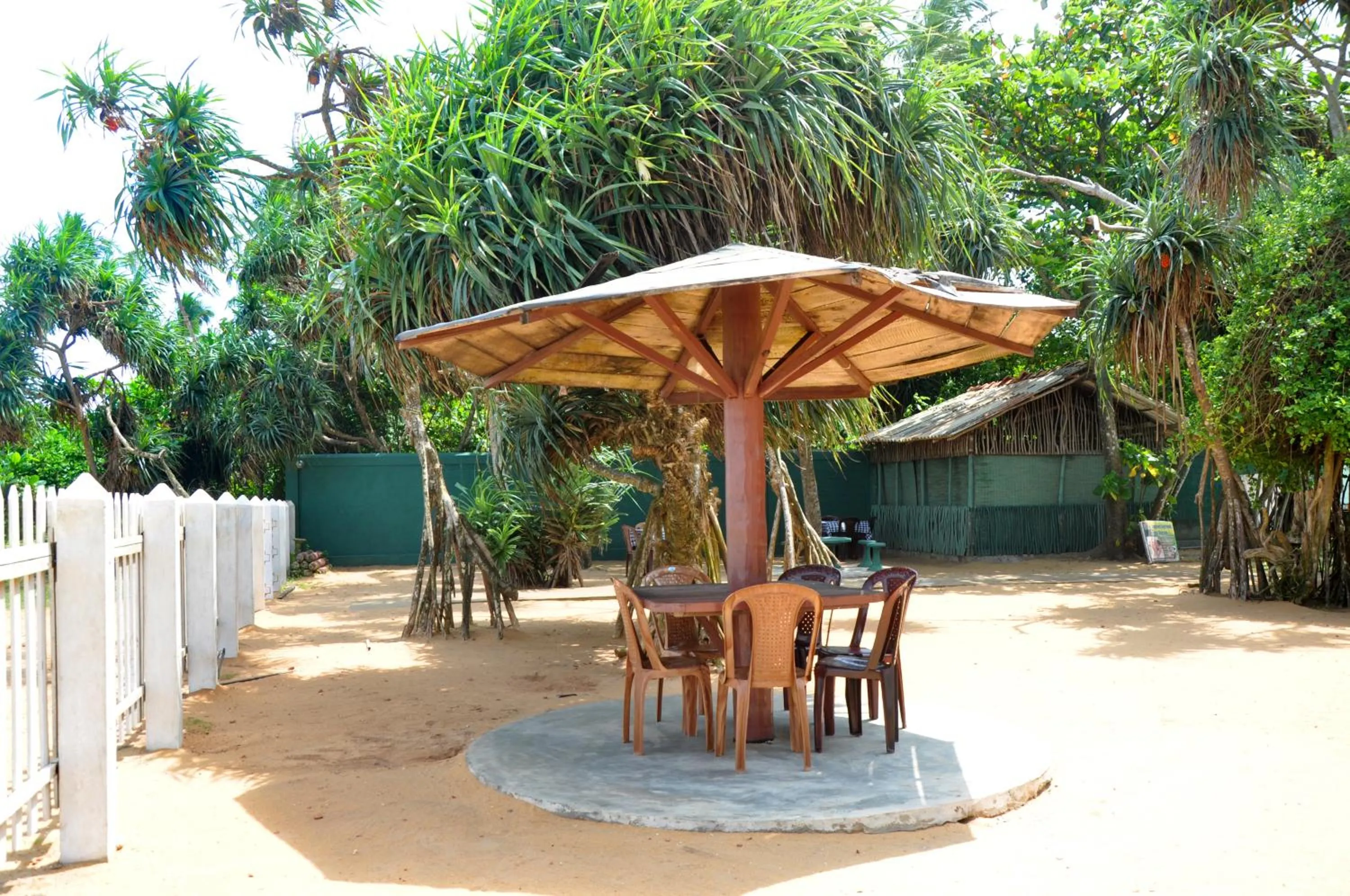 Patio in Green Shadows Beach Hotel