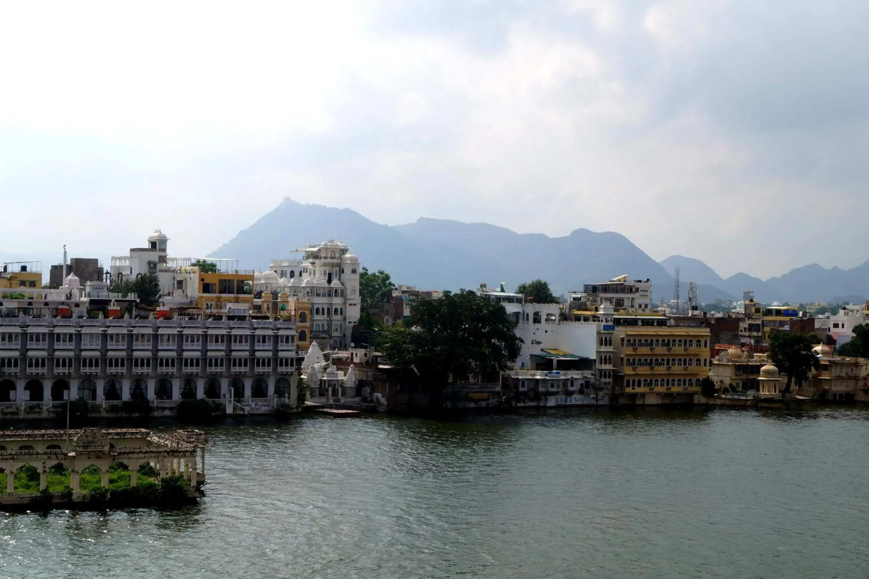 Lake view in Aashiya Haveli Lake view in Aashiya Haveli