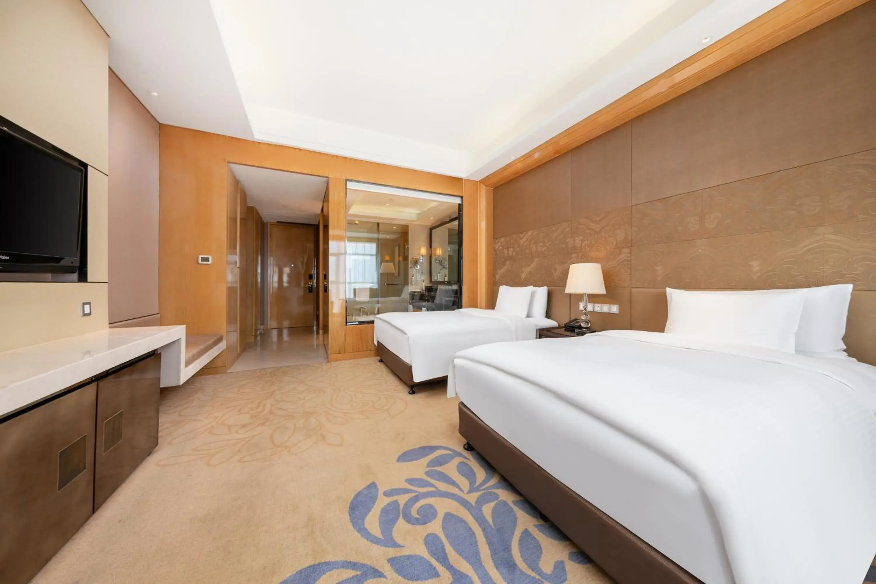 Photo of the whole room, Bed in Wanda Realm Langfang Photo of the whole room, Bed in Wanda Realm Langfang