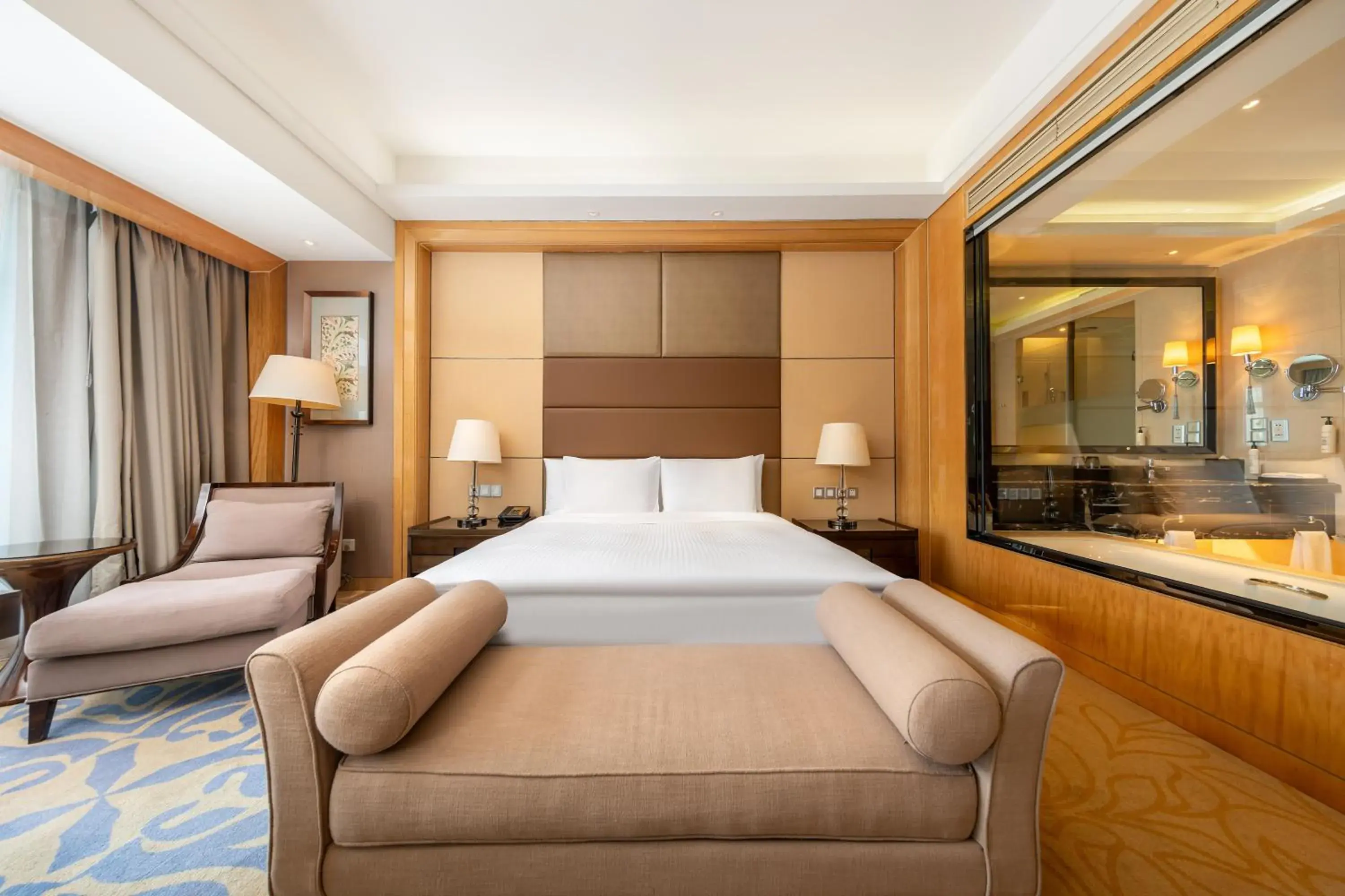 Photo of the whole room, Bed in Wanda Realm Langfang Photo of the whole room, Bed in Wanda Realm Langfang