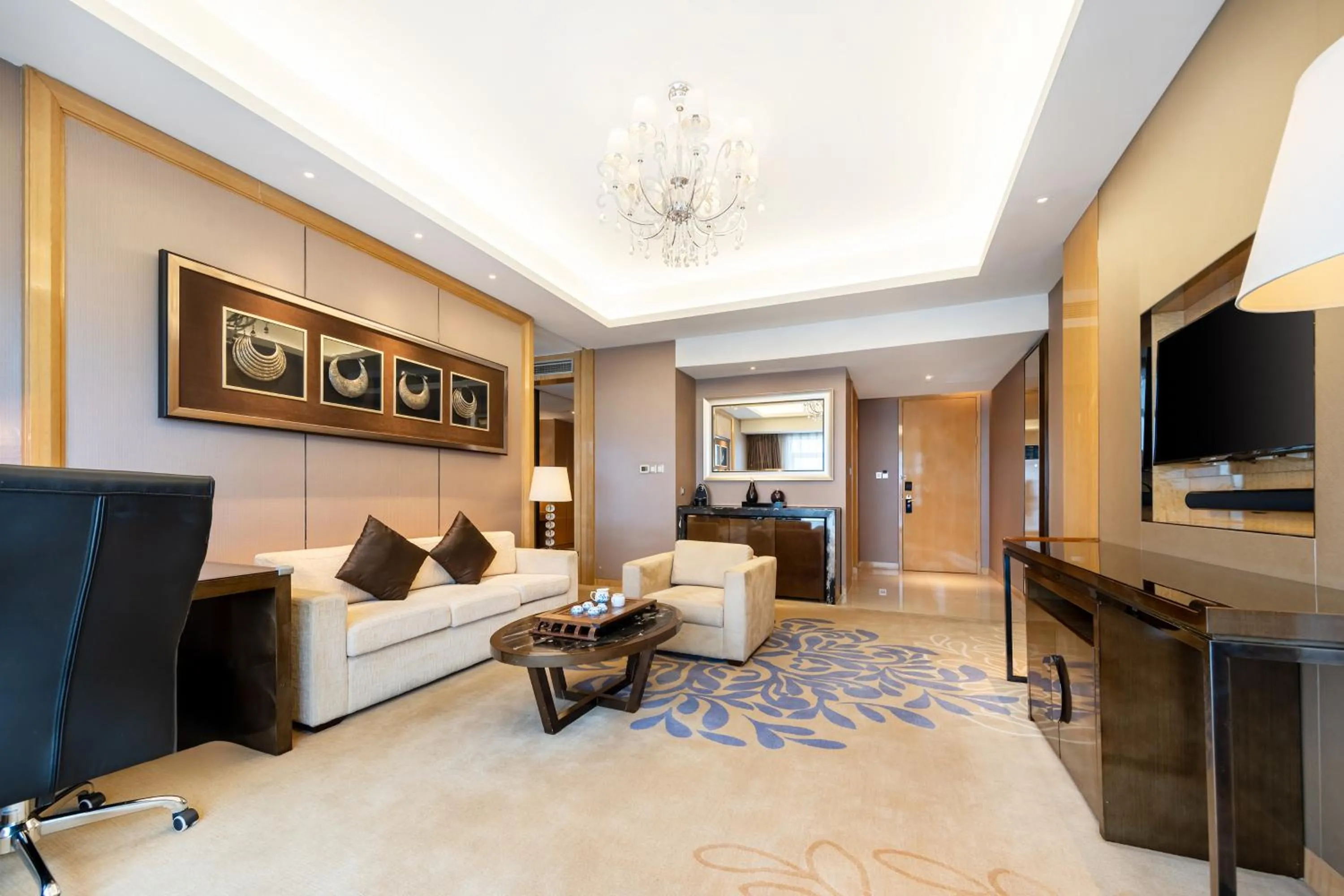 Living room in Wanda Realm Langfang