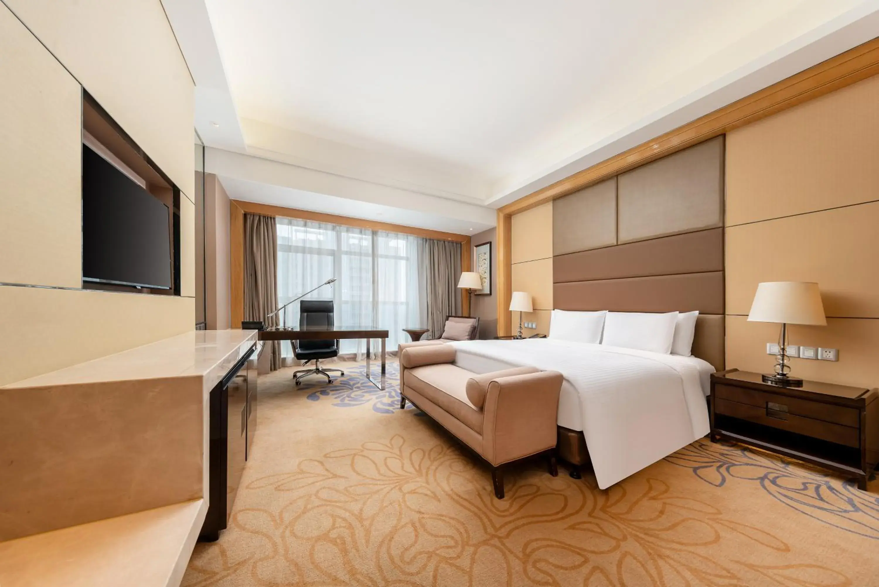 Photo of the whole room, Bed in Wanda Realm Langfang Photo of the whole room, Bed in Wanda Realm Langfang