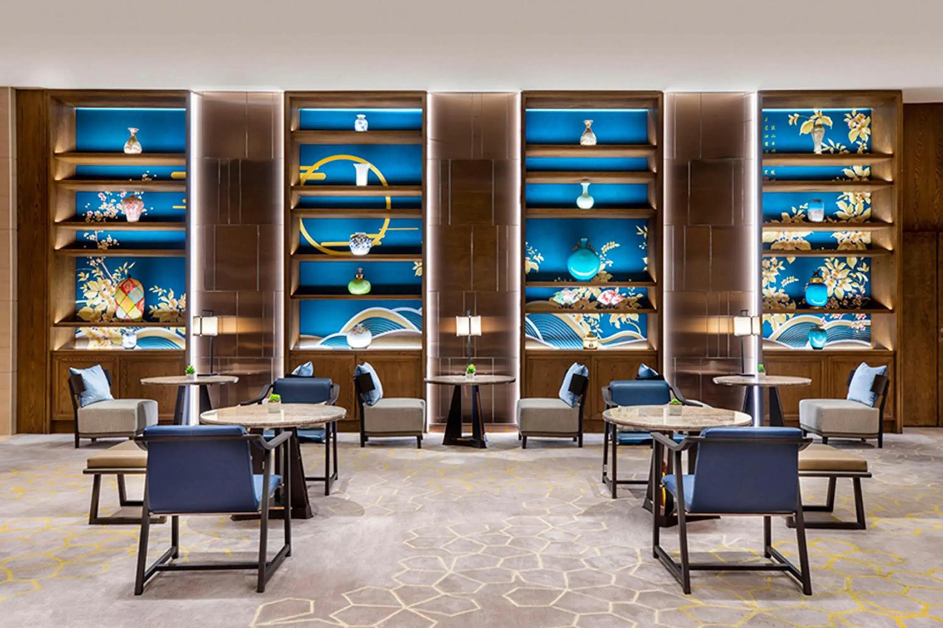 Lobby or reception in Hilton Nanjing Lobby or reception in Hilton Nanjing