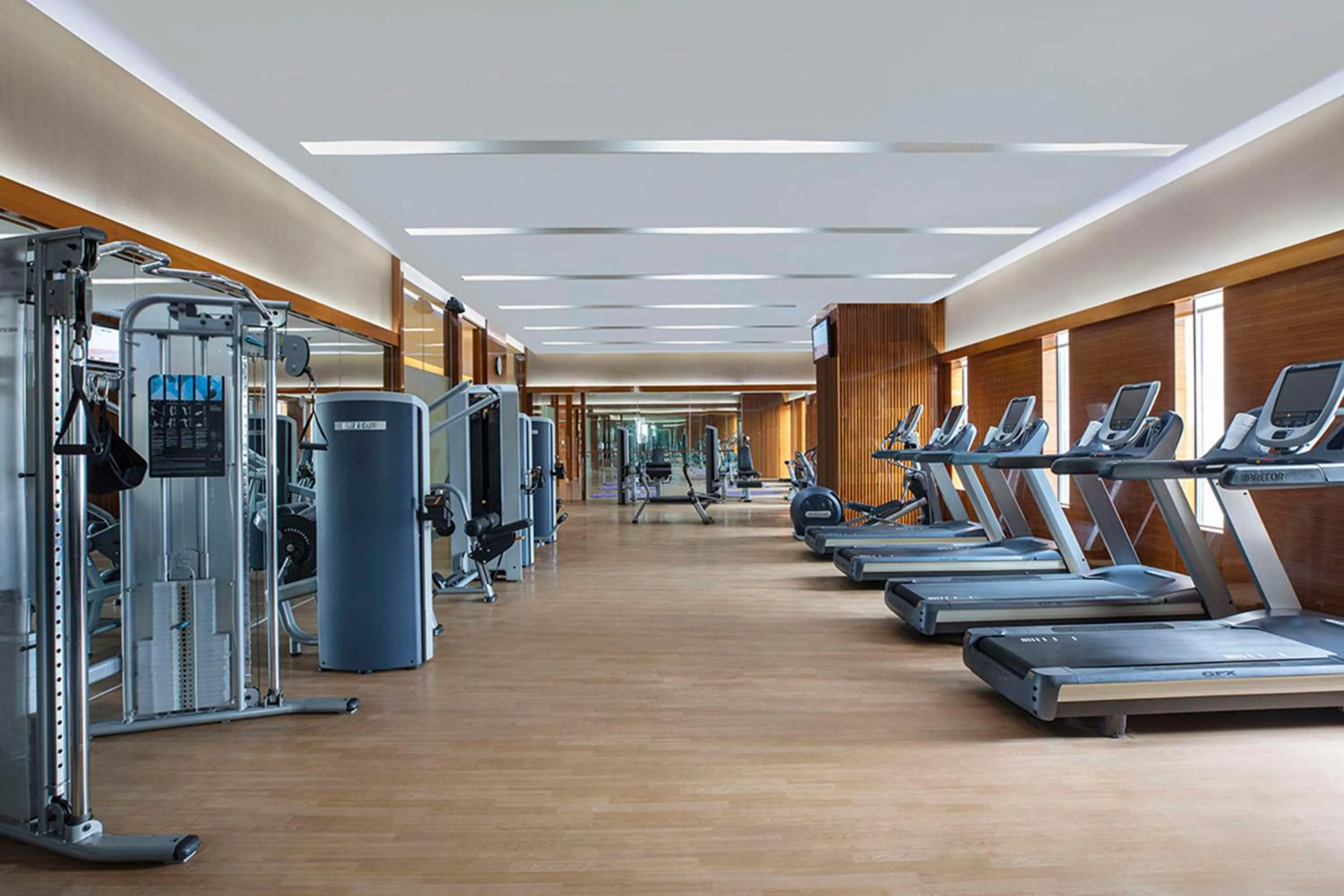 Fitness centre/facilities in Hilton Nanjing