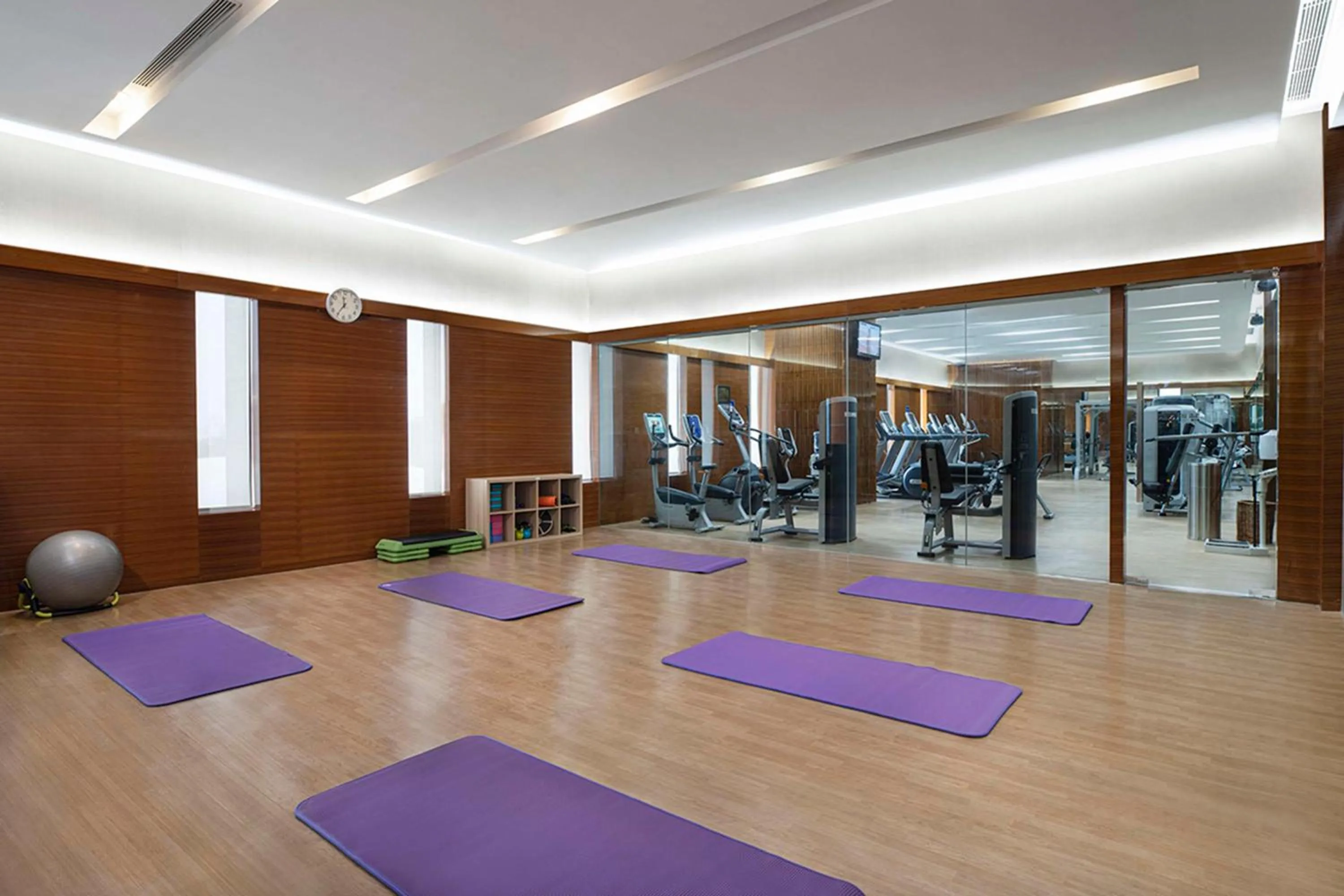 Fitness centre/facilities in Hilton Nanjing